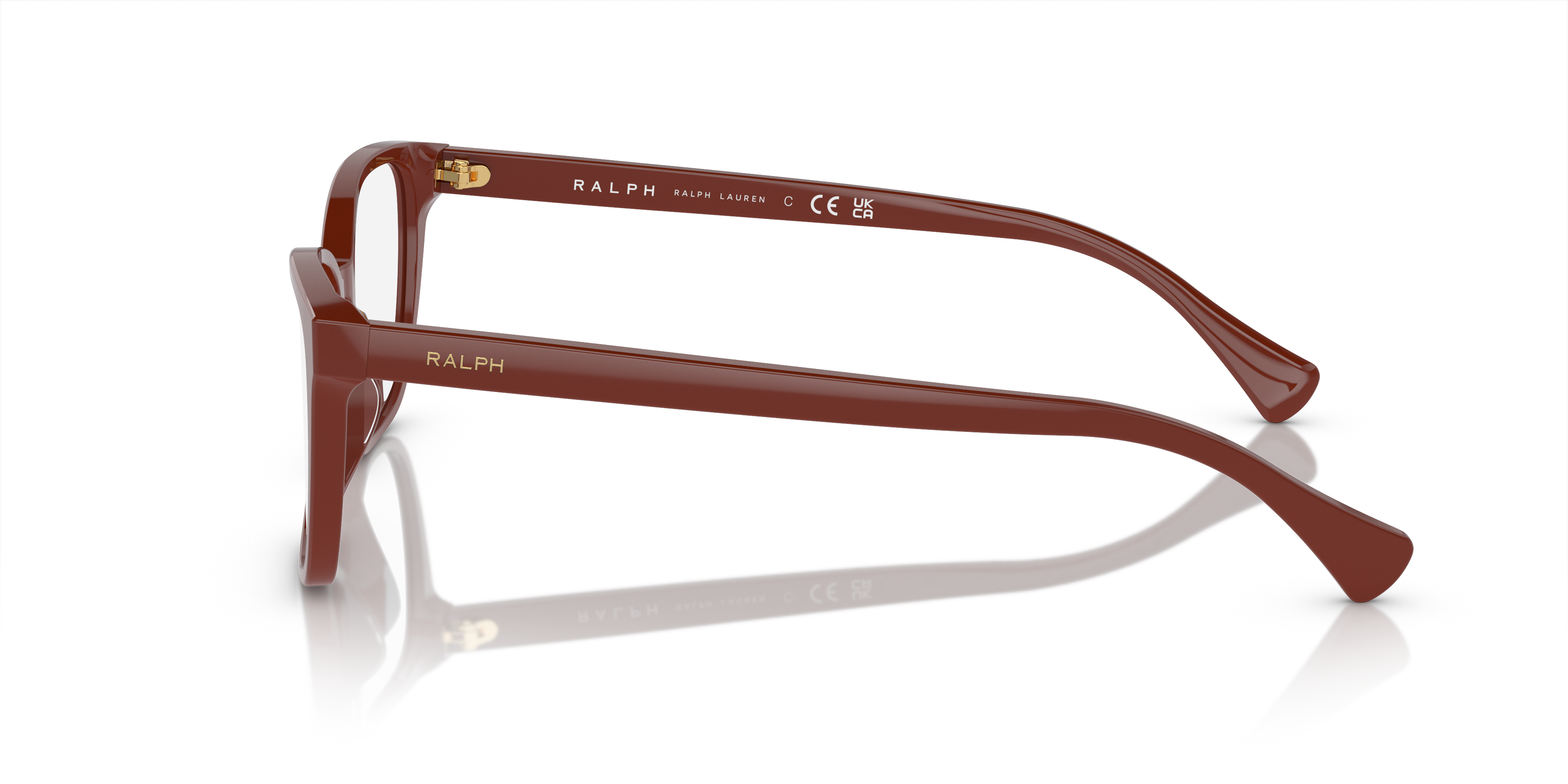 Ralph by Ralph Lauren RA7137U - Shiny Brown Red, side view #Colour_Shiny Brown Red