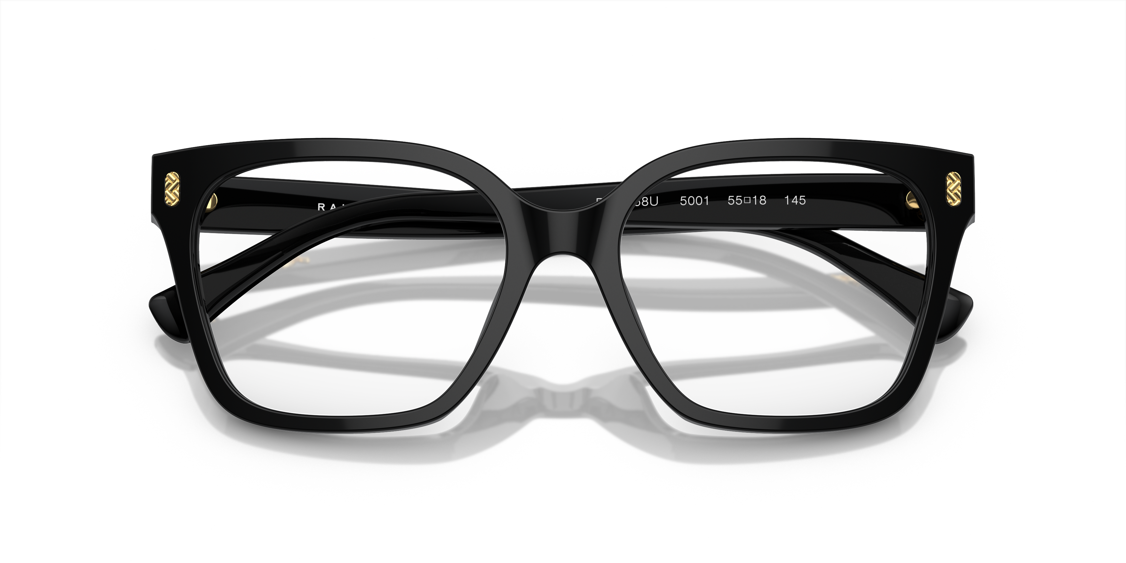 Ralph by Ralph Lauren RA7158U - Shiny Black, front detail view #Colour_Shiny Black