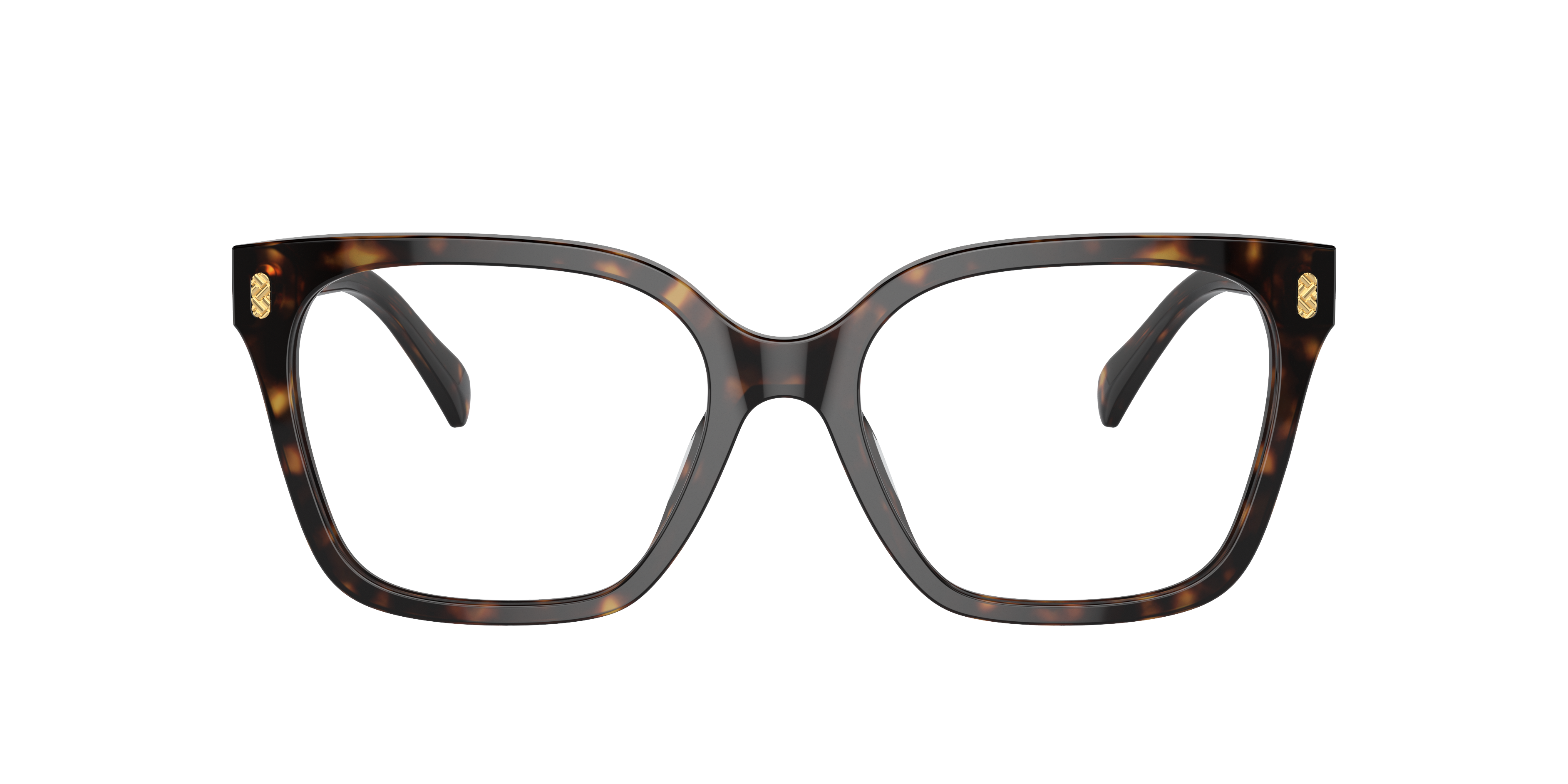 Ralph by Ralph Lauren RA7158U - Shiny Dark Havana, front view #Colour_Shiny Dark Havana