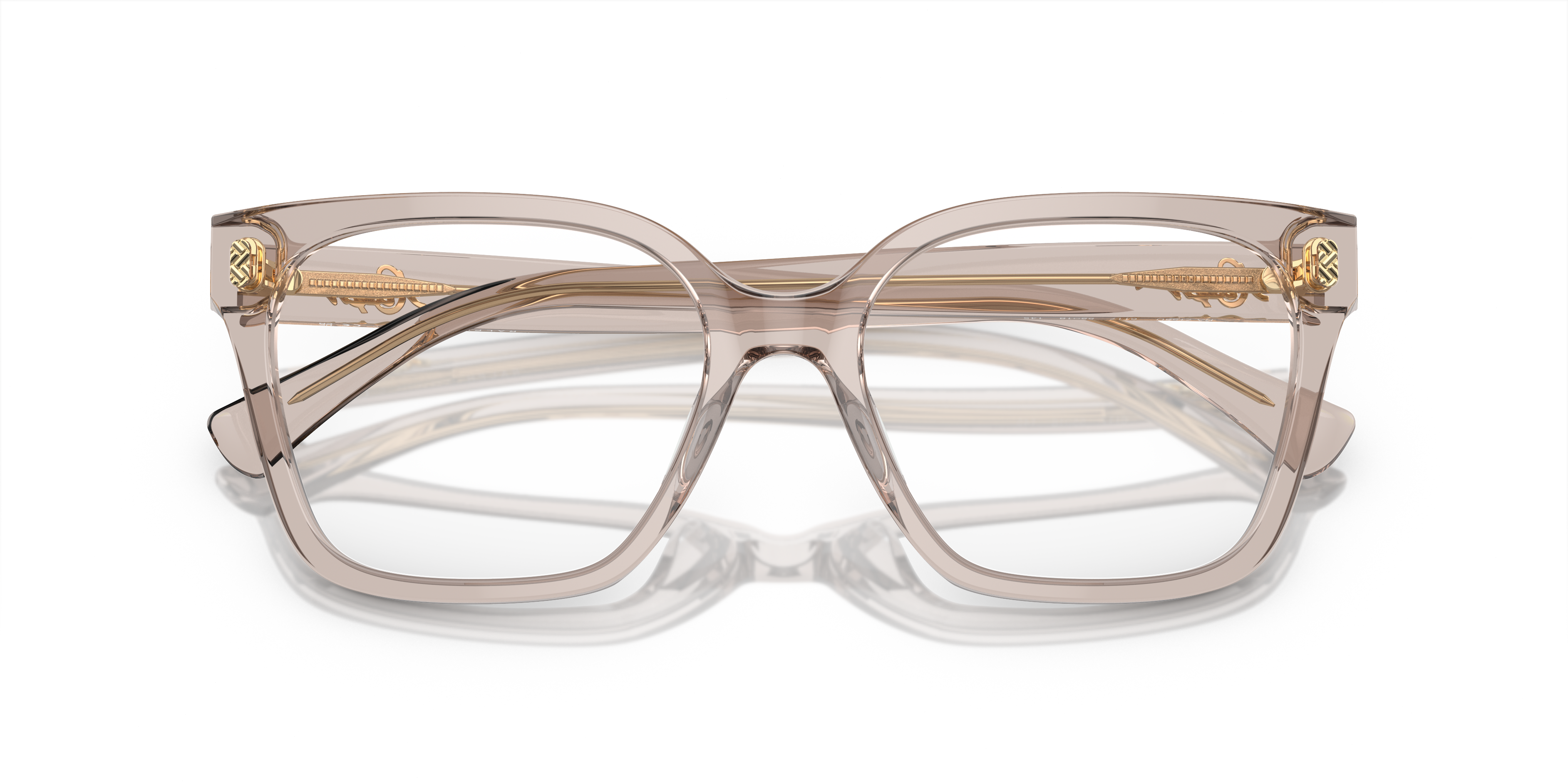 Ralph by Ralph Lauren RA7158U - Shiny Transparent Beige, front detail view #Colour_Shiny Transparent Beige