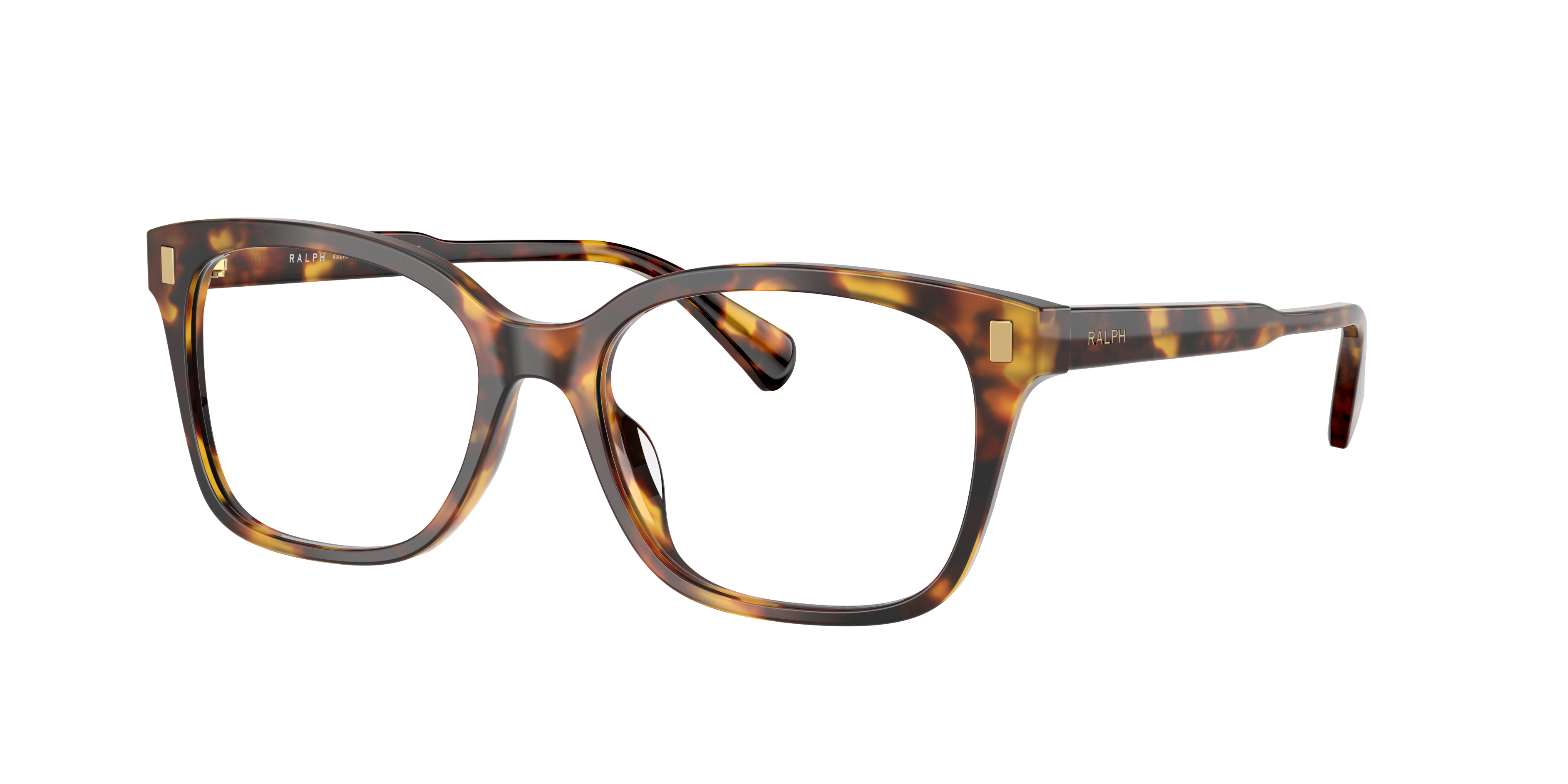 Ralph by Ralph Lauren RA7174U - Shiny Honey Havana, three-quarter view #Colour_Shiny Honey Havana