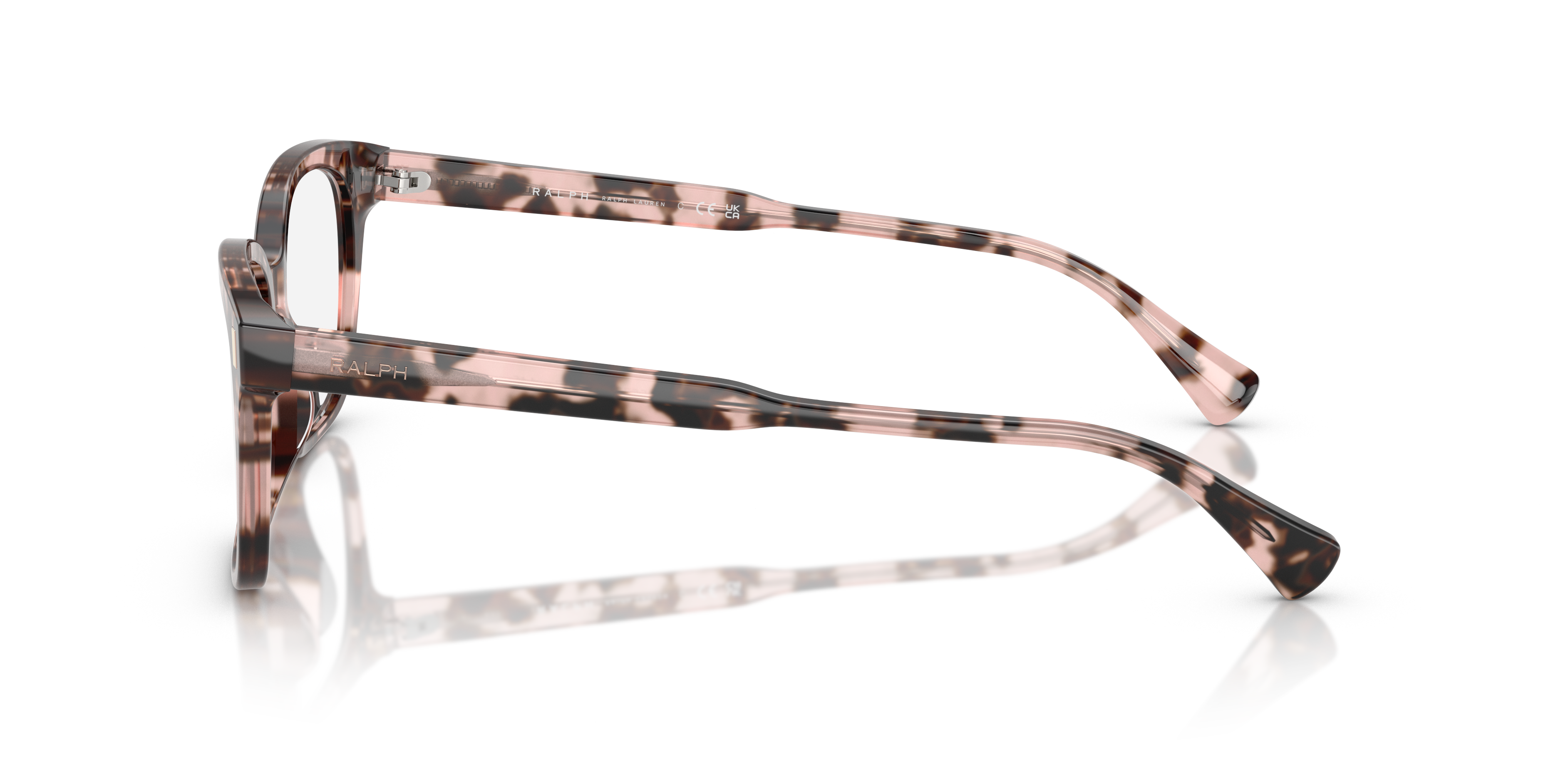 Ralph by Ralph Lauren RA7174U - Shiny Rose Havana, side view #Colour_Shiny Rose Havana