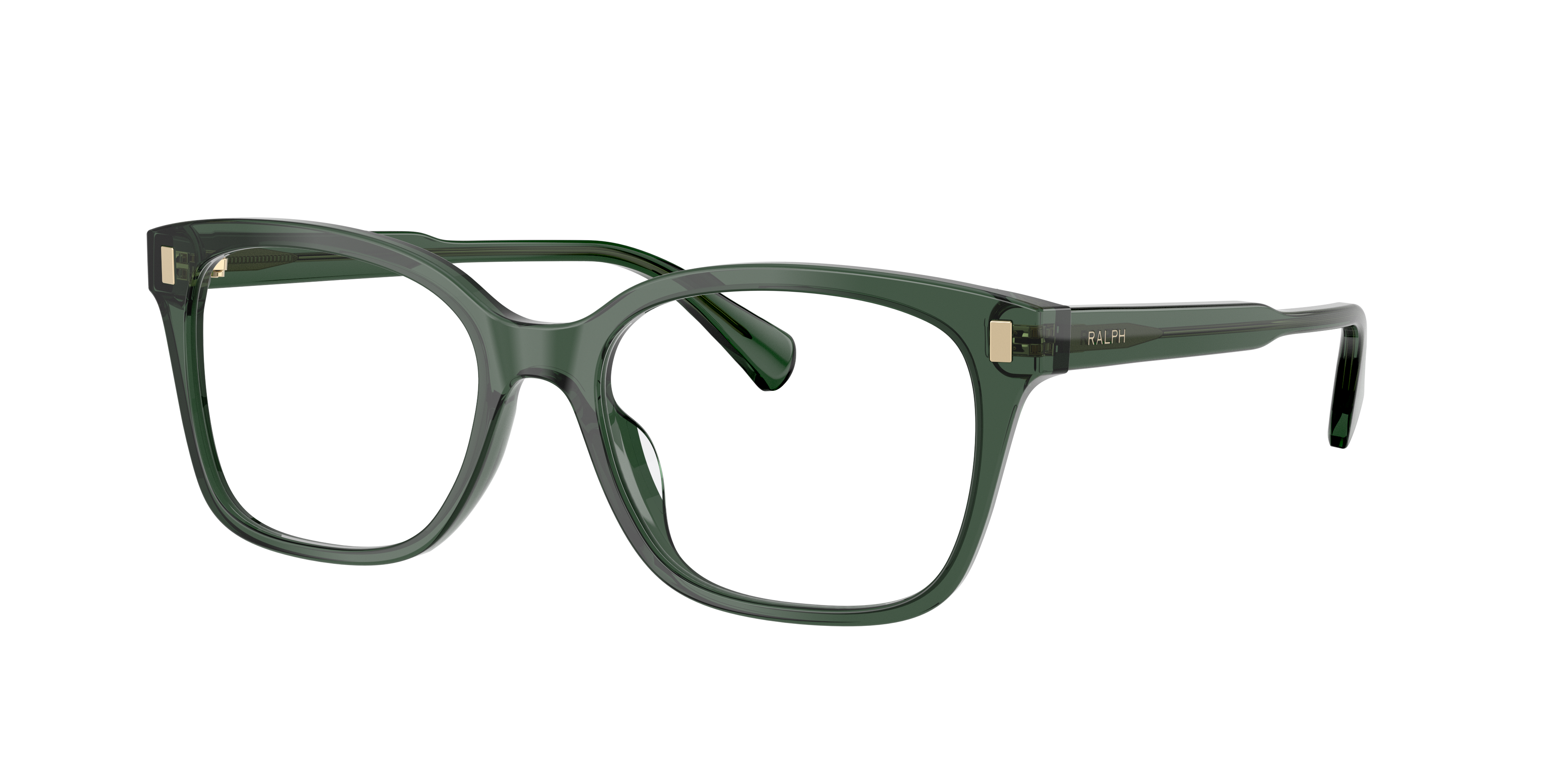 Ralph by Ralph Lauren RA7174U - Shiny Transparent Green, three-quarter view #Colour_Shiny Transparent Green