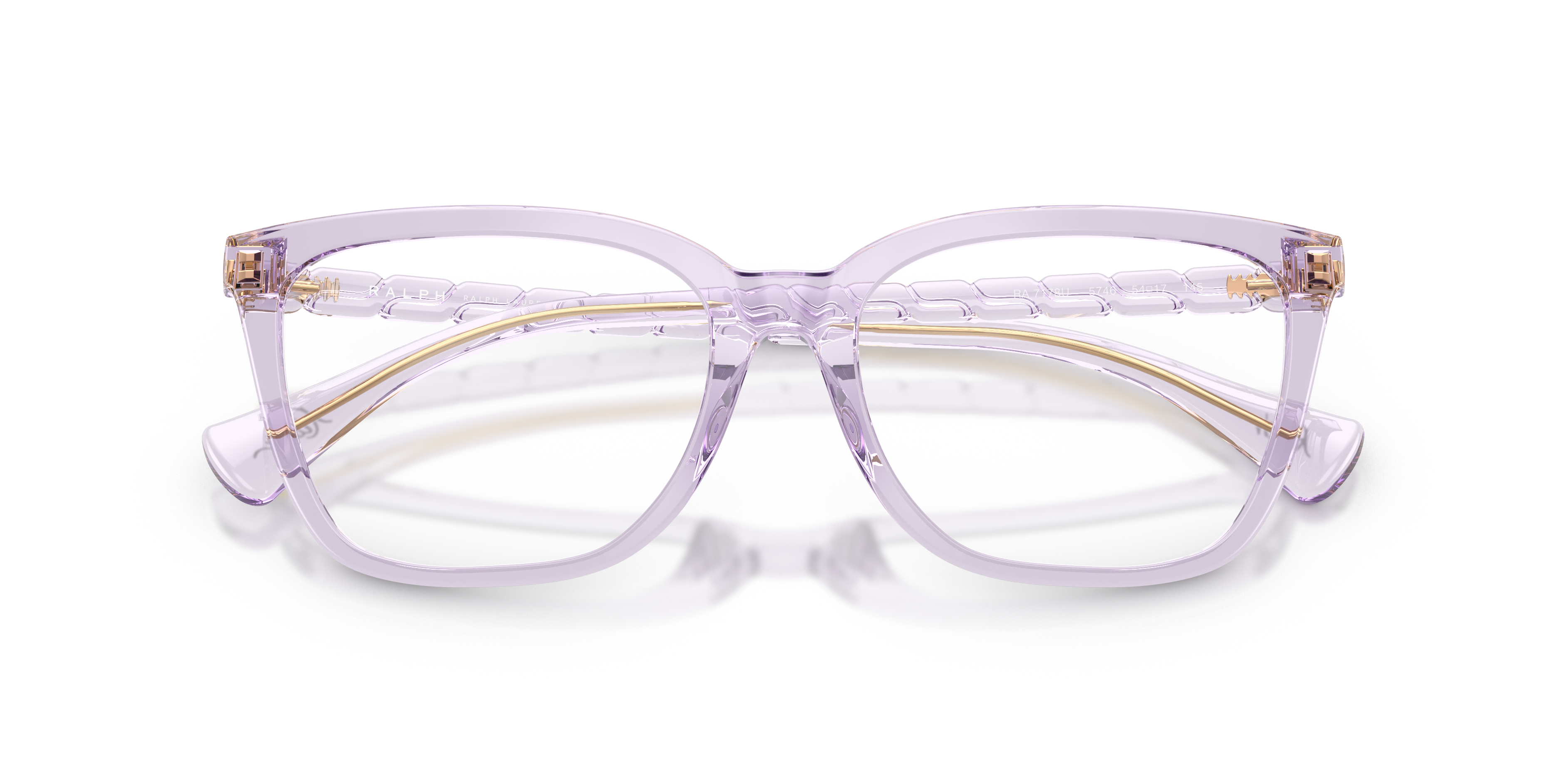 Ralph by Ralph Lauren RA7178U - Shiny Transparent Lillac, front detail view #Colour_Shiny Transparent Lillac