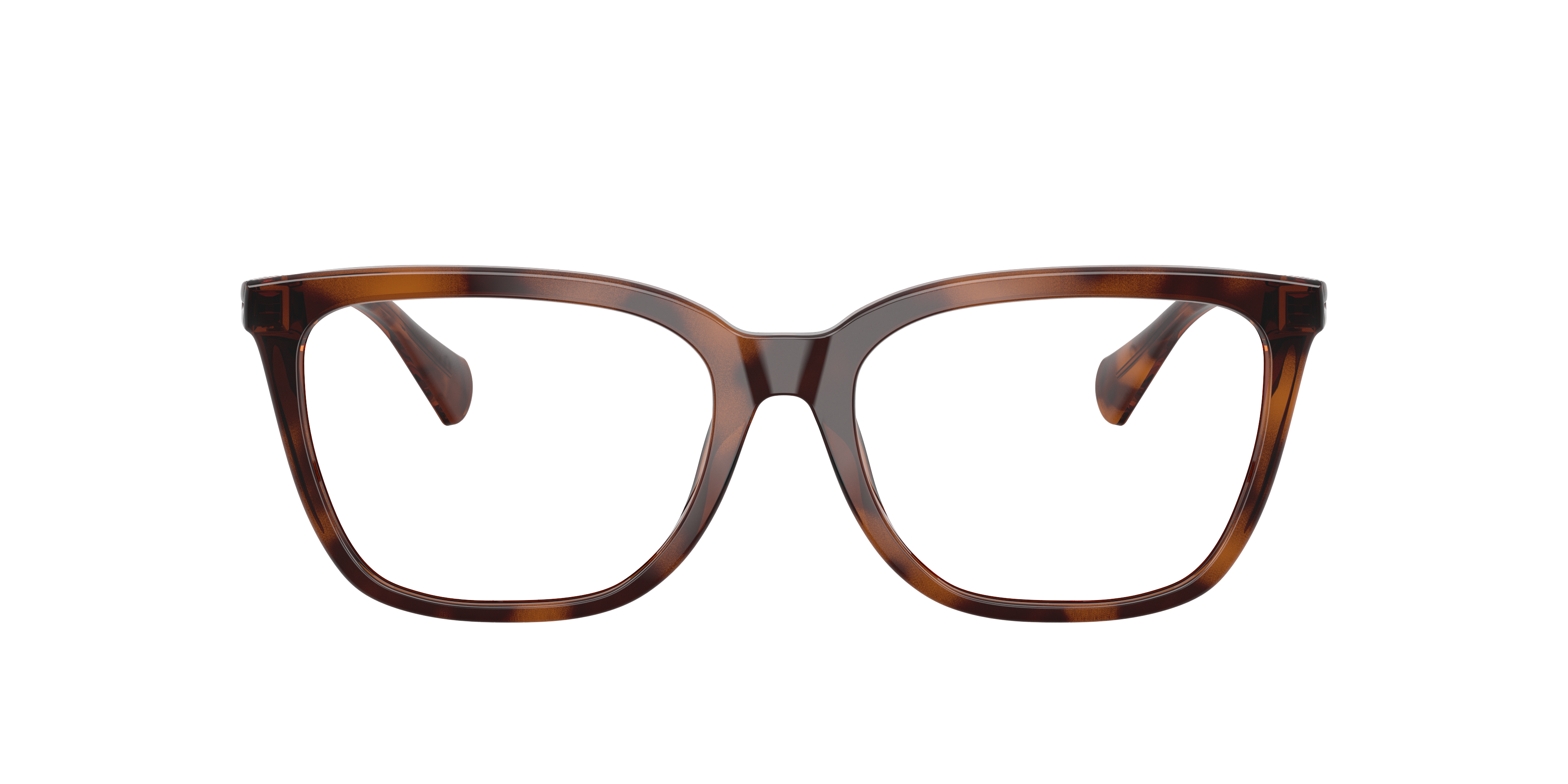 Ralph by Ralph Lauren RA7178U - Shiny Dark Havana, front view #Colour_Shiny Dark Havana