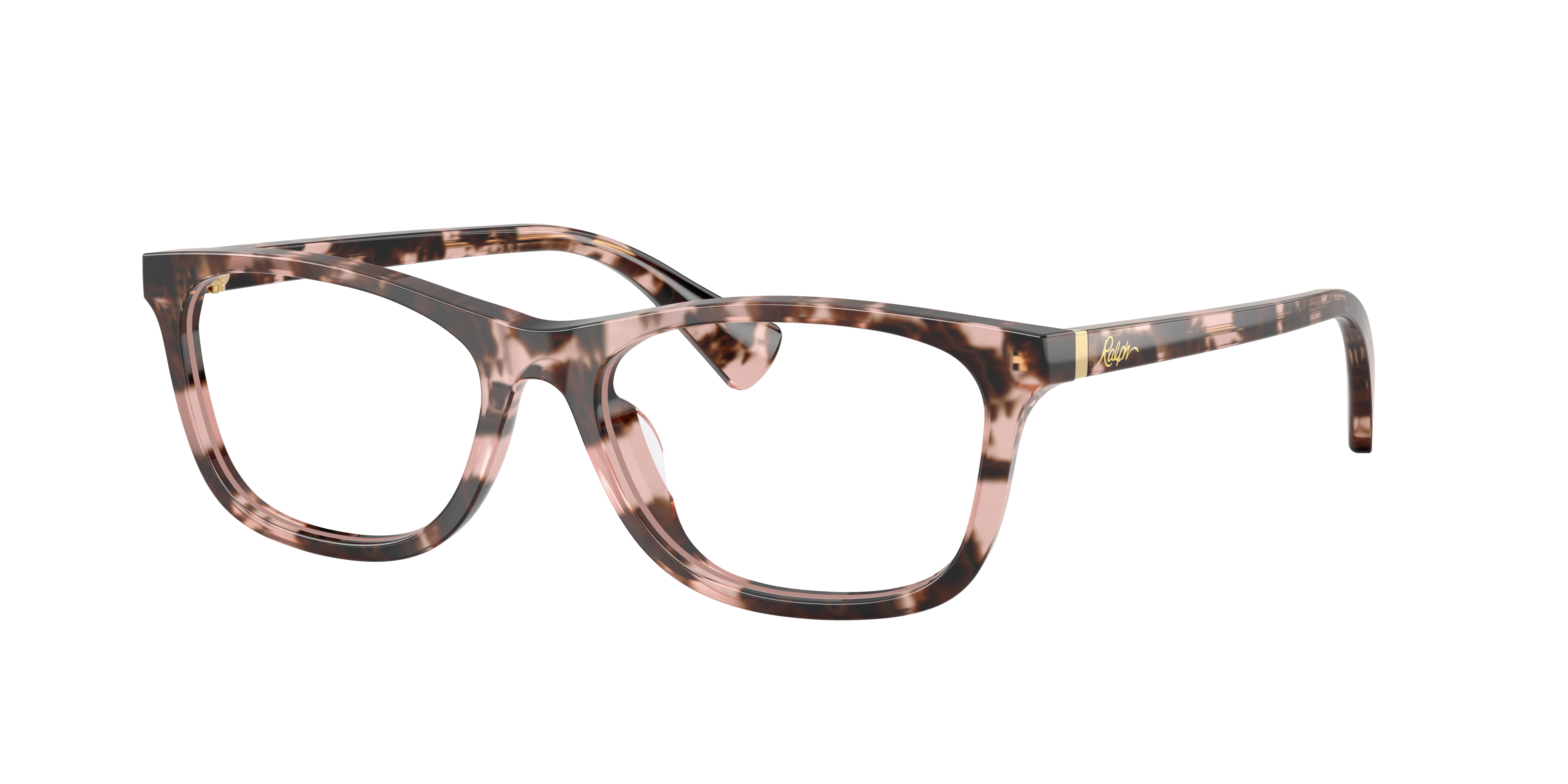 Ralph by Ralph Lauren RA7179U - Pink Havana, three-quarter view #Colour_Pink Havana