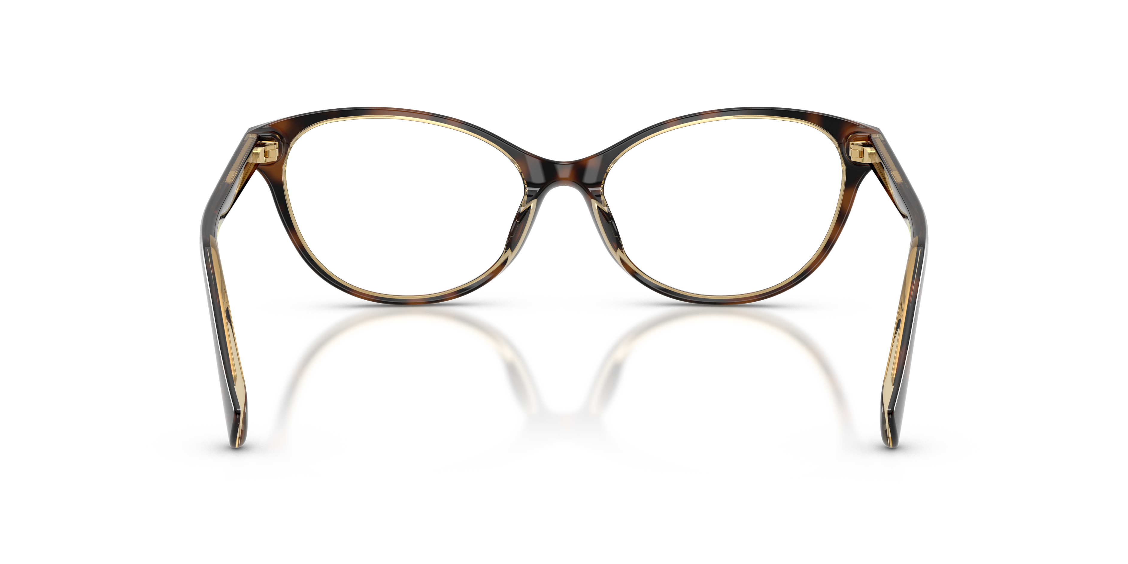 Ralph by Ralph Lauren RA7186U - Transparent Dark Tortoise, back view #Colour_Transparent Dark Tortoise