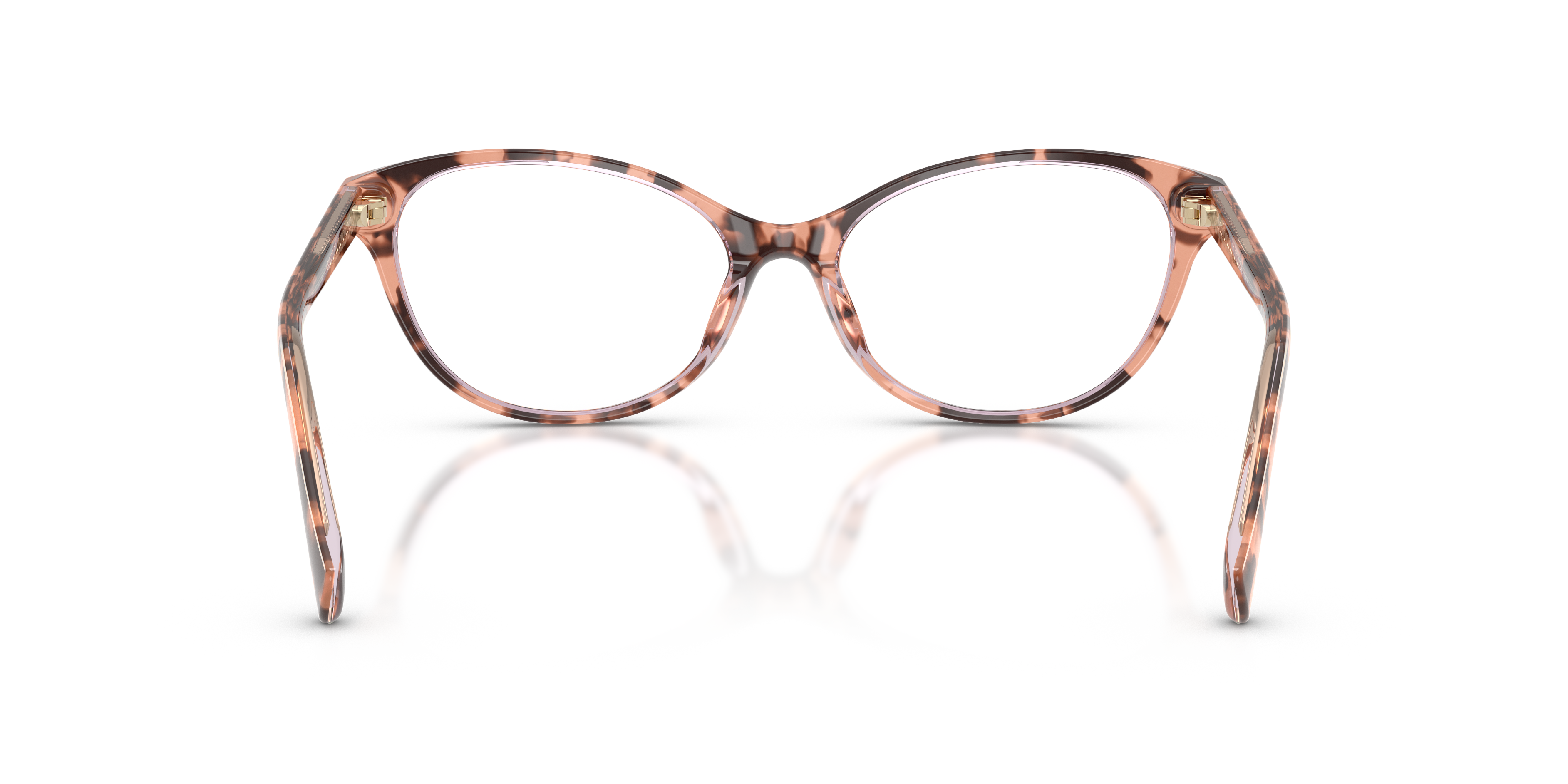 Ralph by Ralph Lauren RA7186U - Transparent Pink Havana, back view #Colour_Transparent Pink Havana