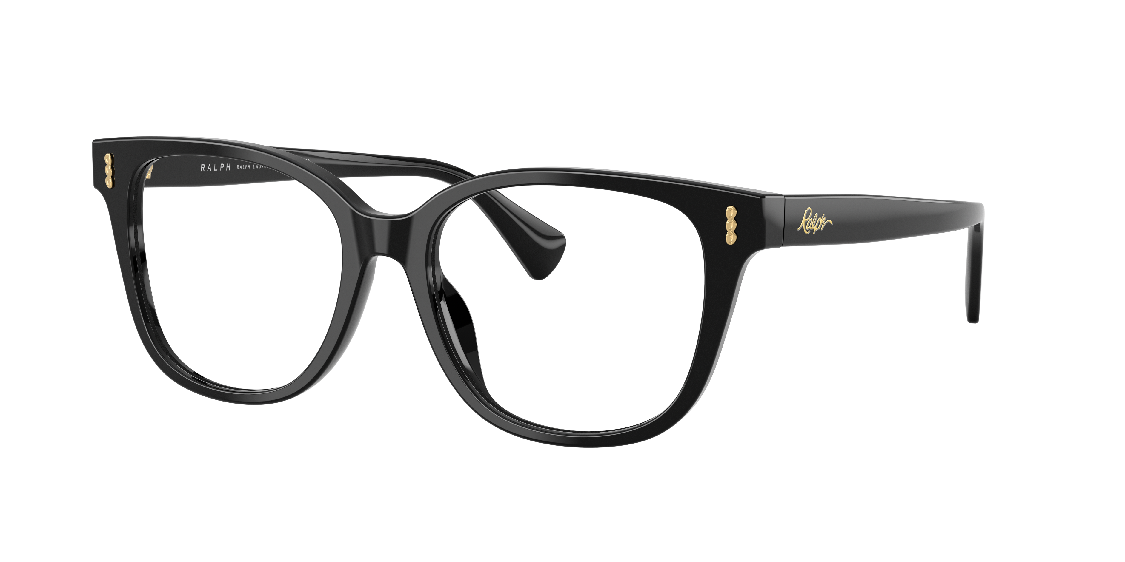 Ralph by Ralph Lauren RA7196U - Shiny Black, three-quarter view #Colour_Shiny Black