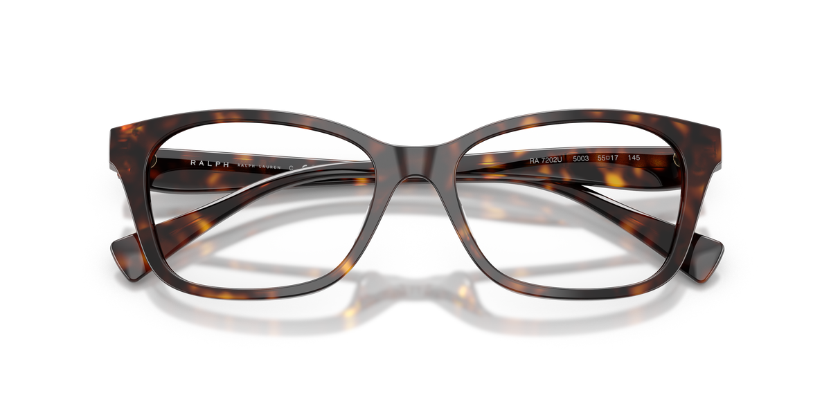 Ralph by Ralph Lauren RA7202U in Havana Brown, front detail view #Colour_Havana Brown (5003)