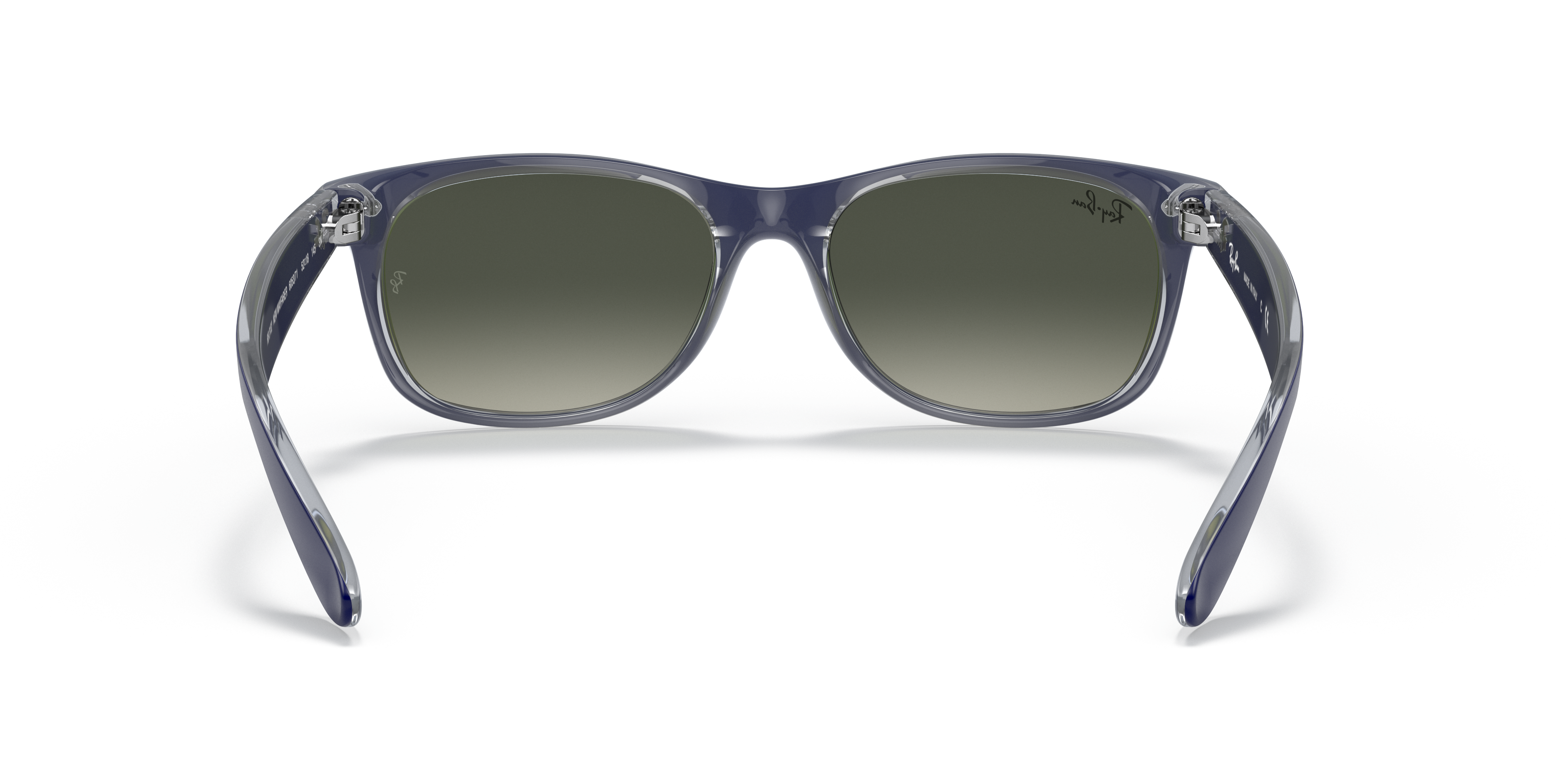 Ray-Ban New Wayfarer RB2132 in Blue, back view #Colour_Blue