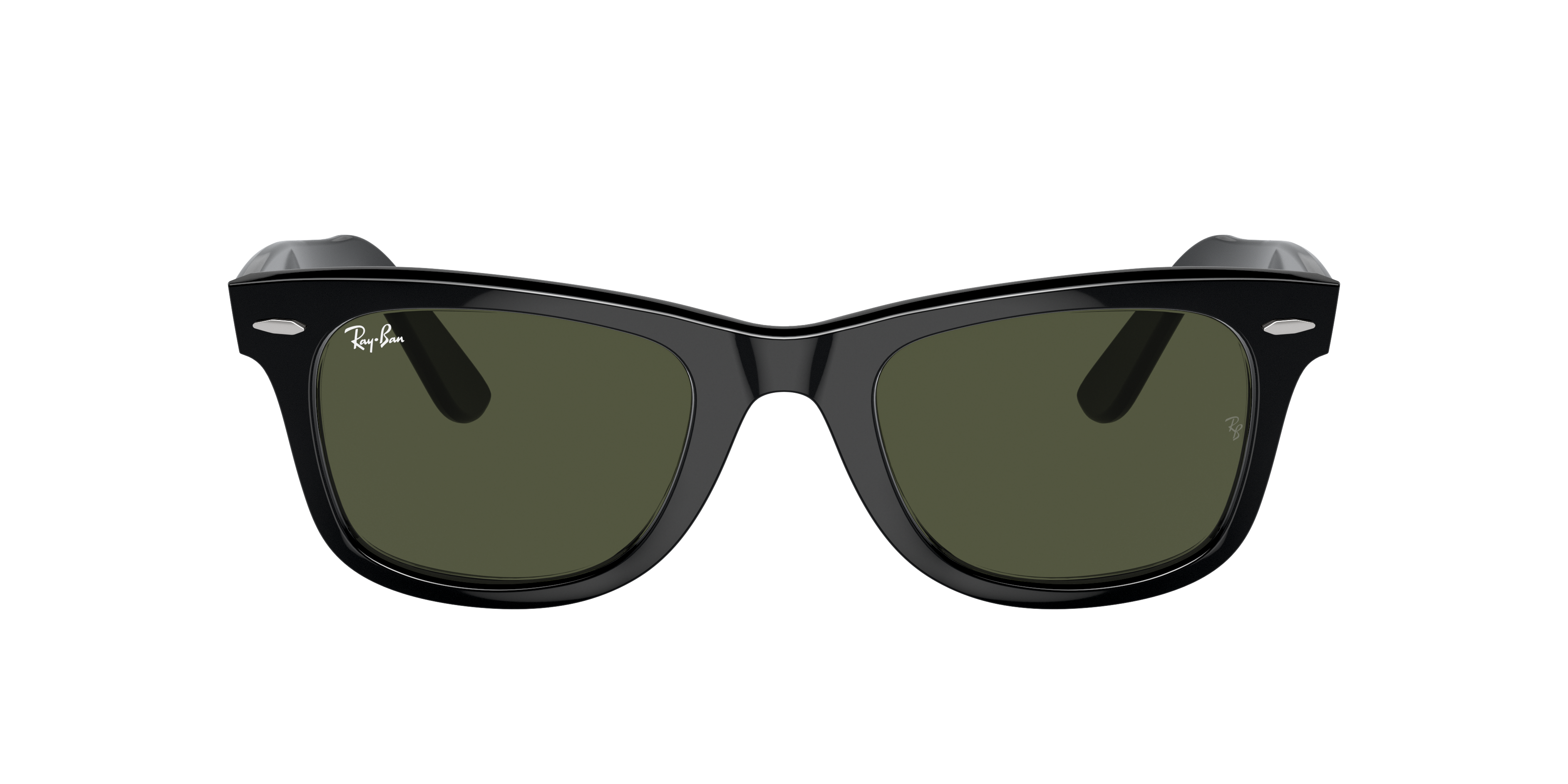 Ray-Ban Wayfarer RB2140 in Black, front view #Colour_Black