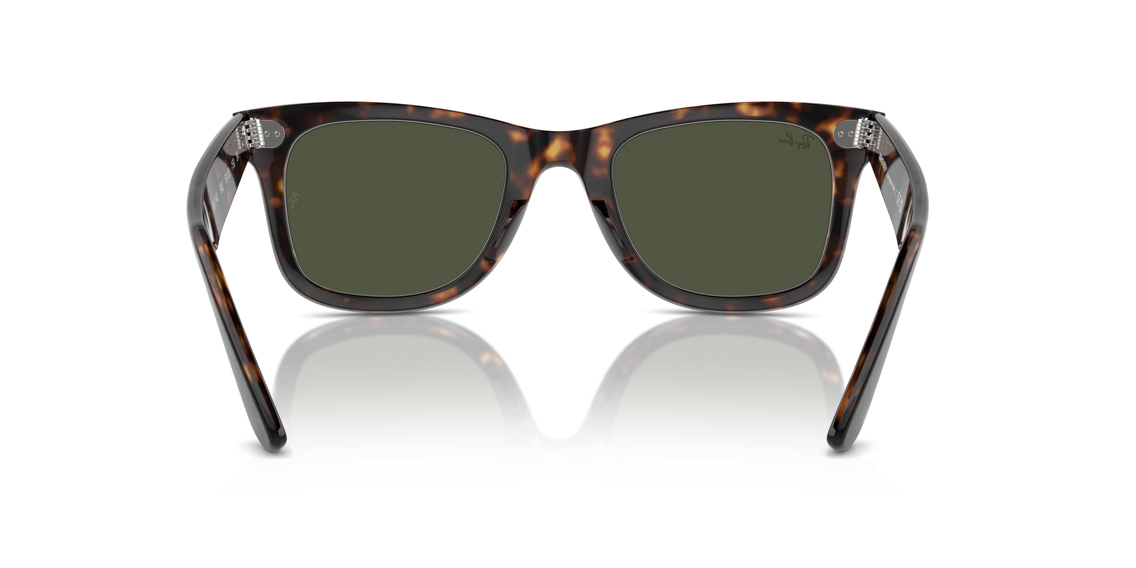 Ray-Ban Wayfarer RB2140 in Tortoise, back view #Colour_Tortoise