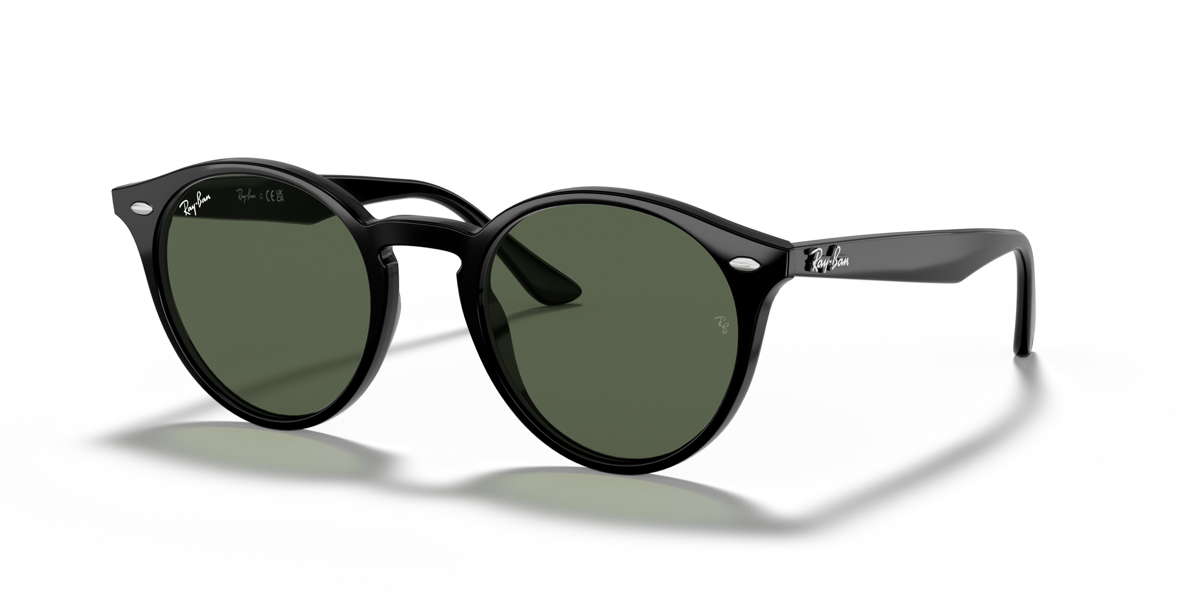 Ray-Ban RB2180 in Black, three-quarter view #Colour_Black