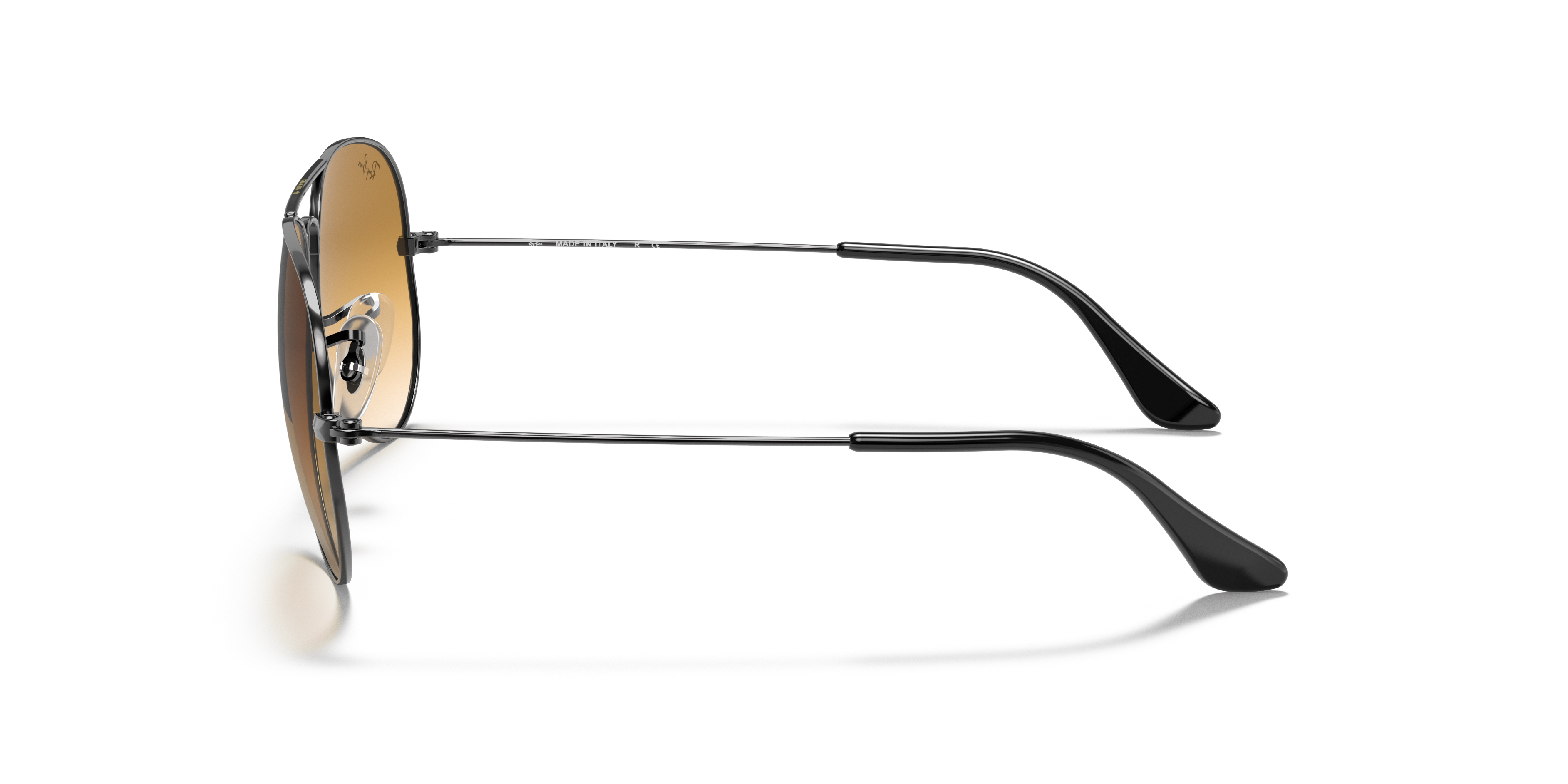 Ray-Ban Aviator RB3025 in Gunmetal (004), side view #Colour_Gunmetal (004)