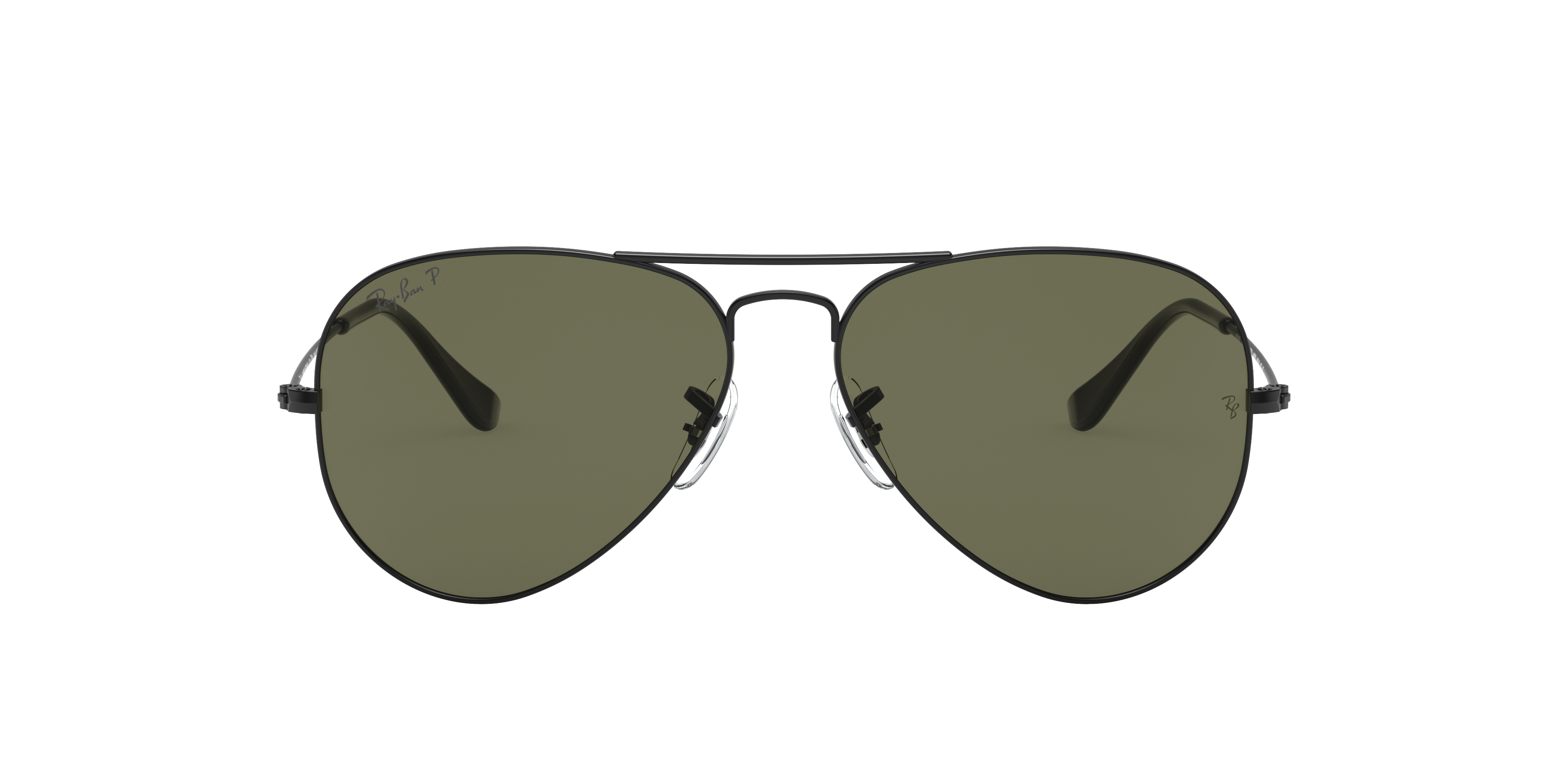 Ray-Ban Aviator RB3025 in Black (W3361), front view #Colour_Black (W3361)
