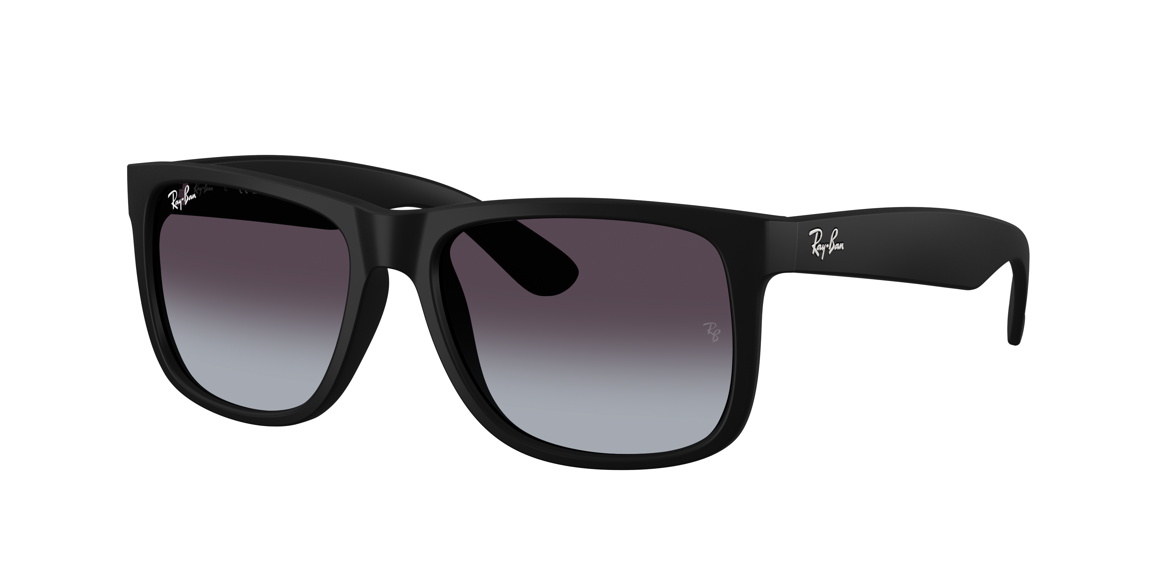 Ray-Ban Justin RB4165 - Black, three-quarter view #Colour_Black