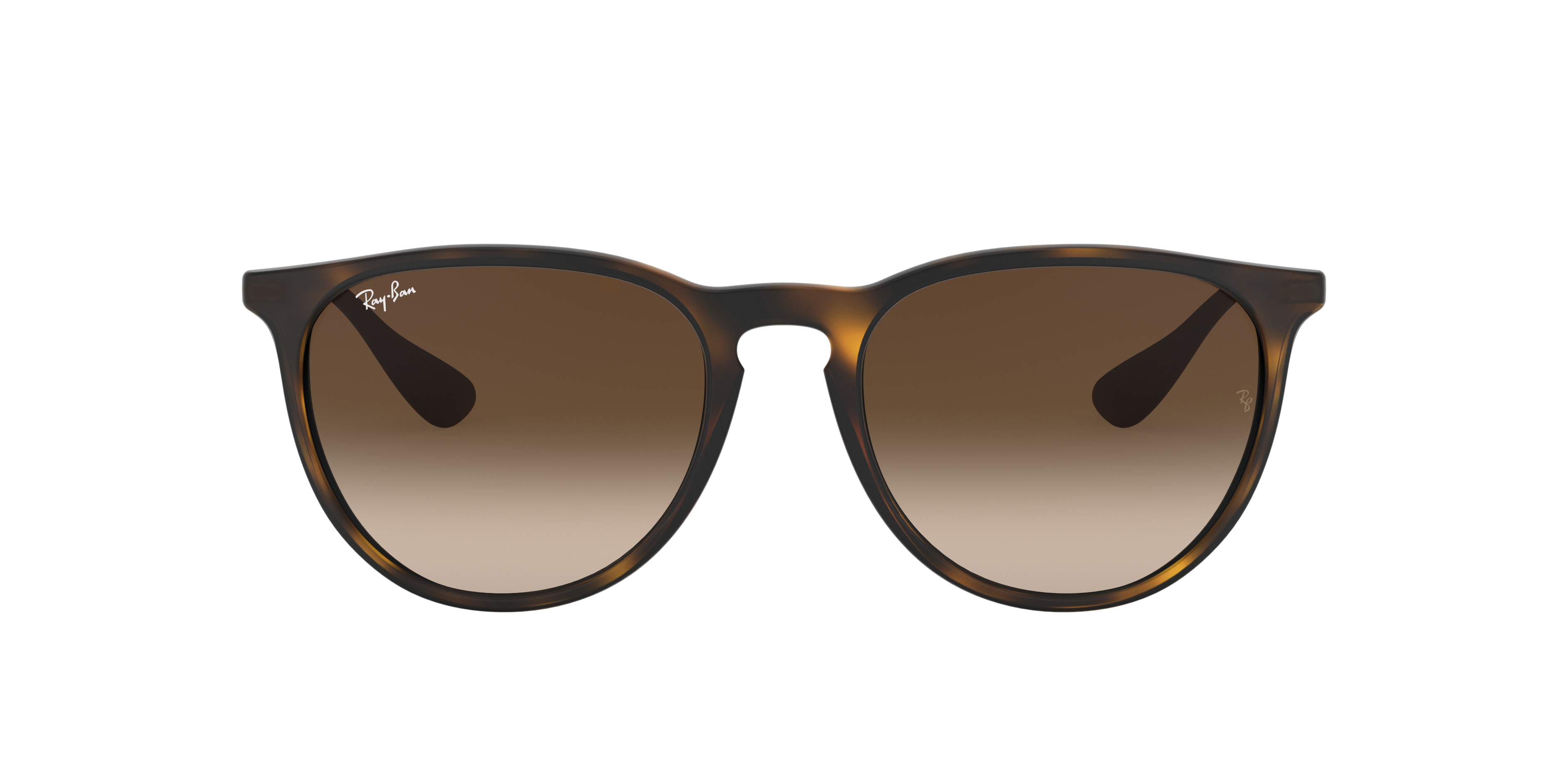 Ray-Ban Erika RB4171 in Rubber Havana, front view #Colour_Rubber Havana