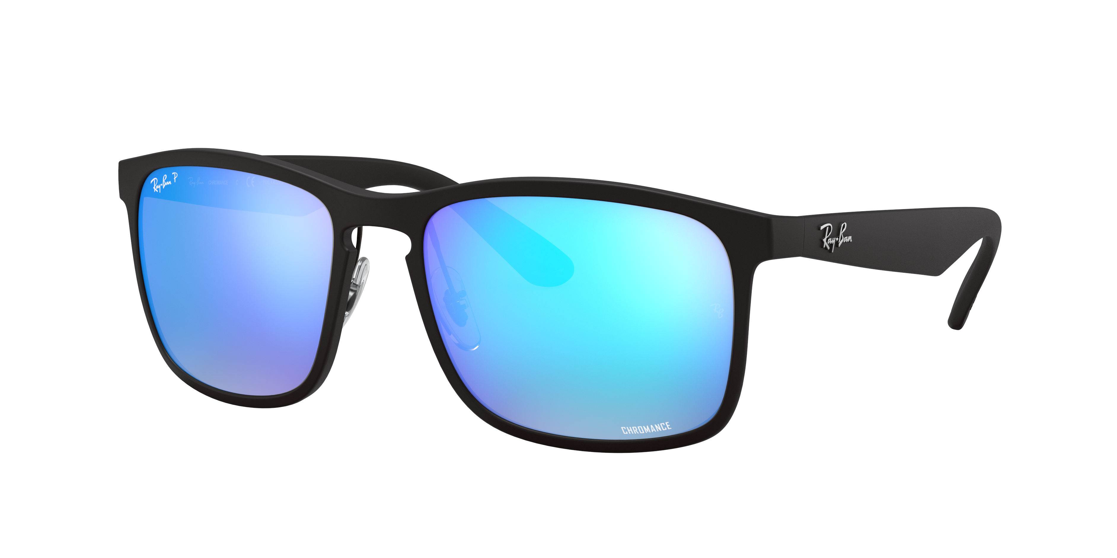 Ray-Ban RB4264 in Black, three-quarter view #Colour_Black
