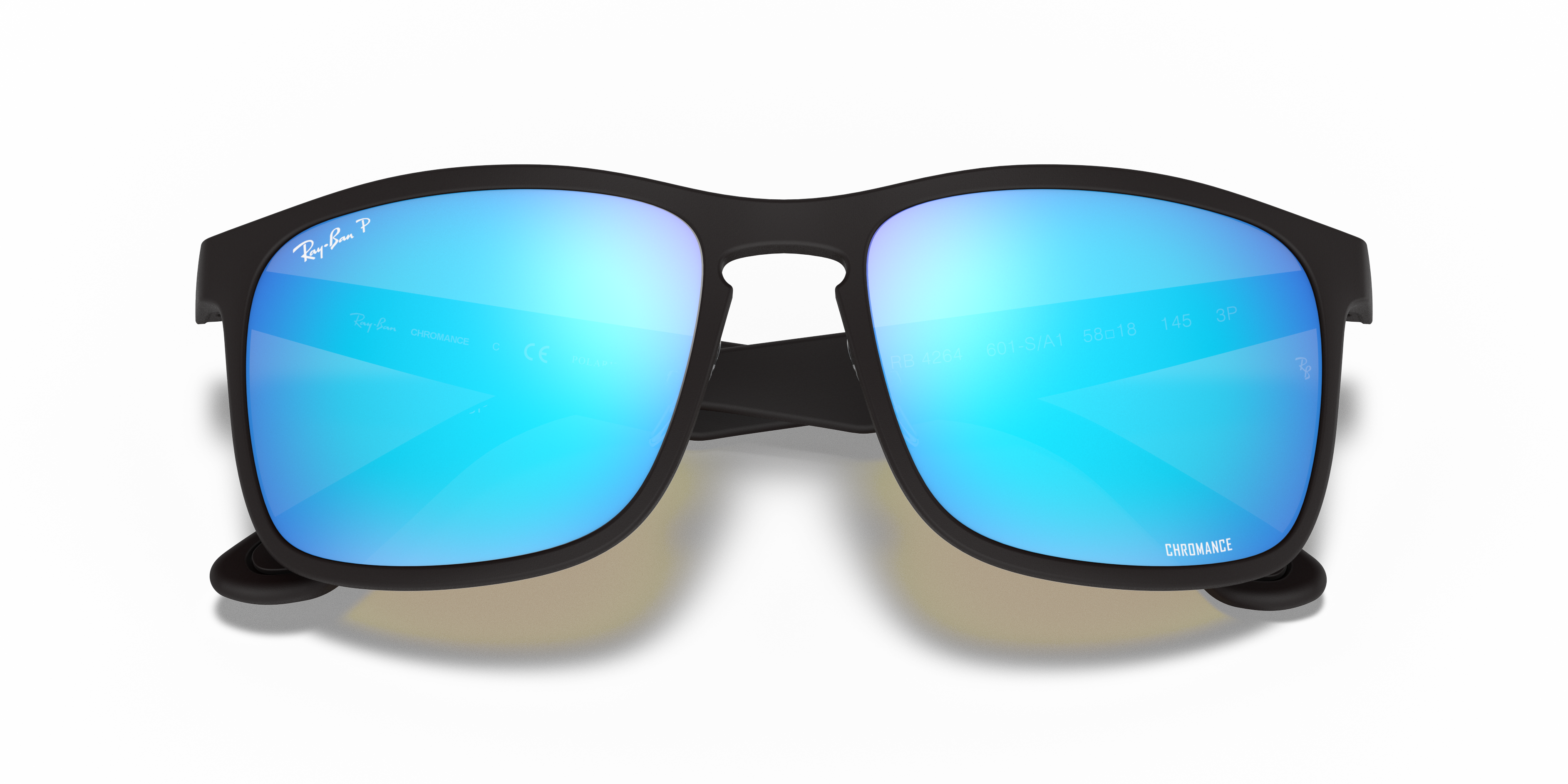 Ray-Ban RB4264 in Black, front detail view #Colour_Black