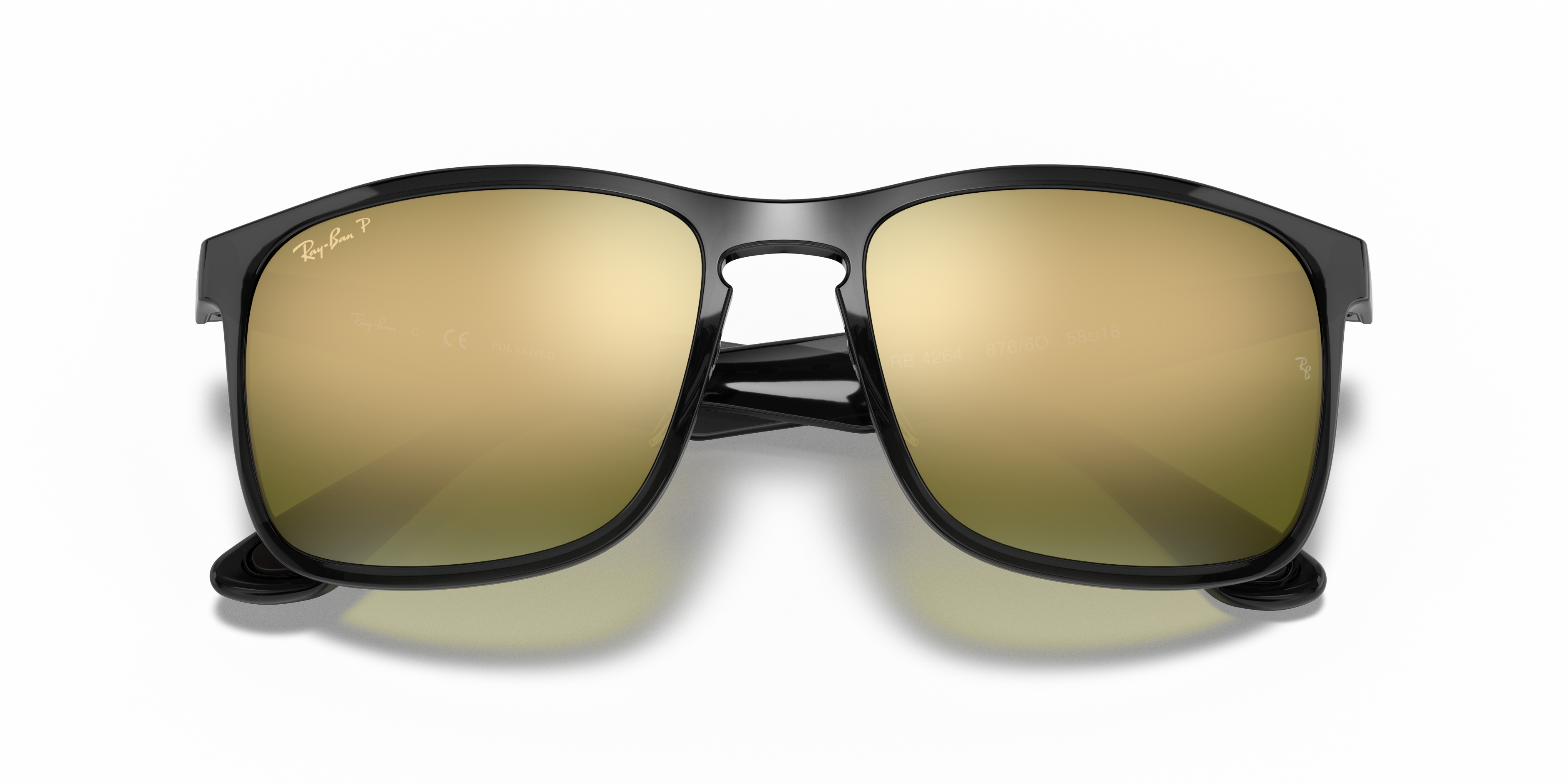 Ray-Ban RB4264 in Grey, front detail view #Colour_Grey