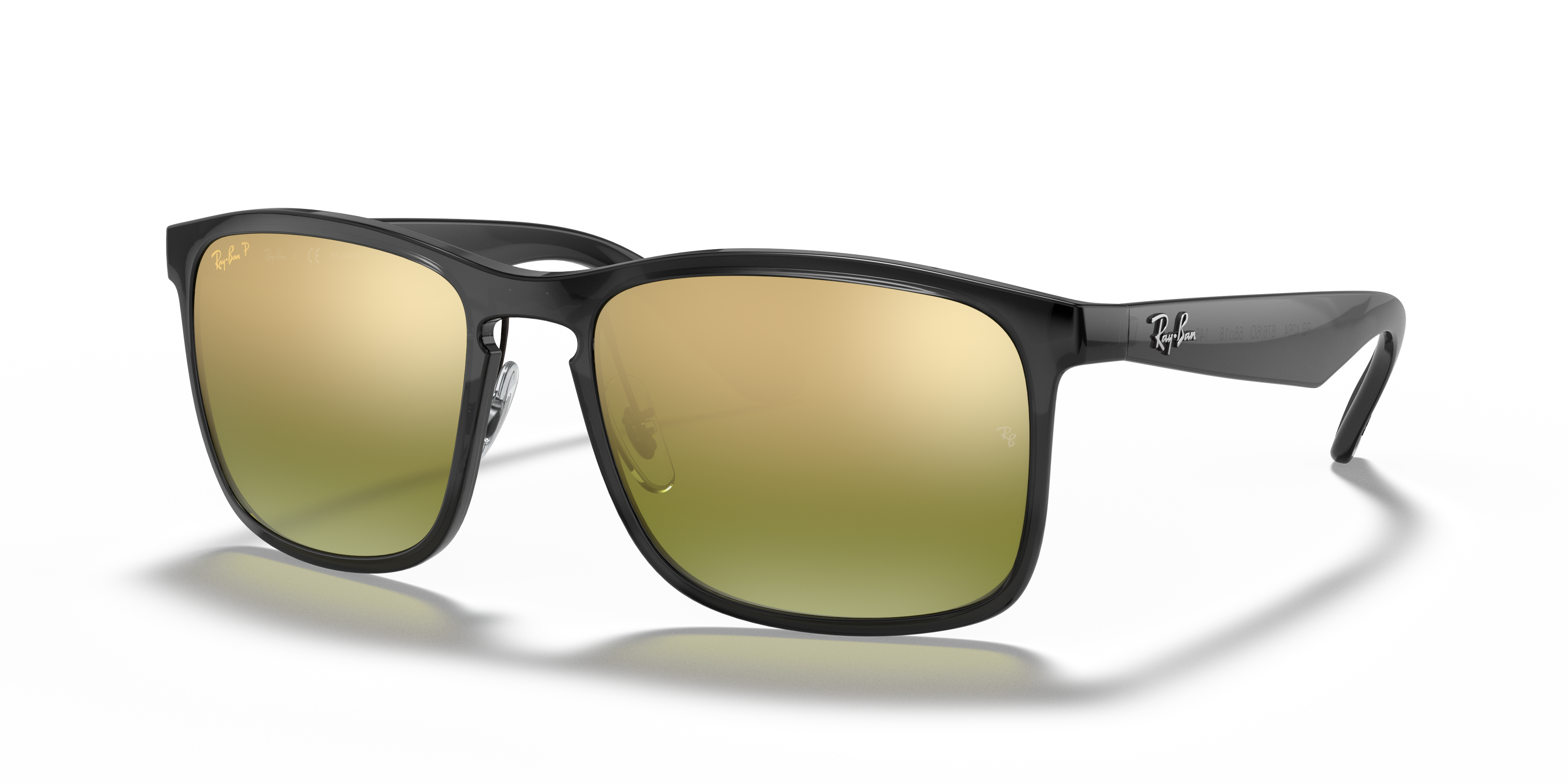 Ray-Ban RB4264 in Grey, three-quarter view #Colour_Grey