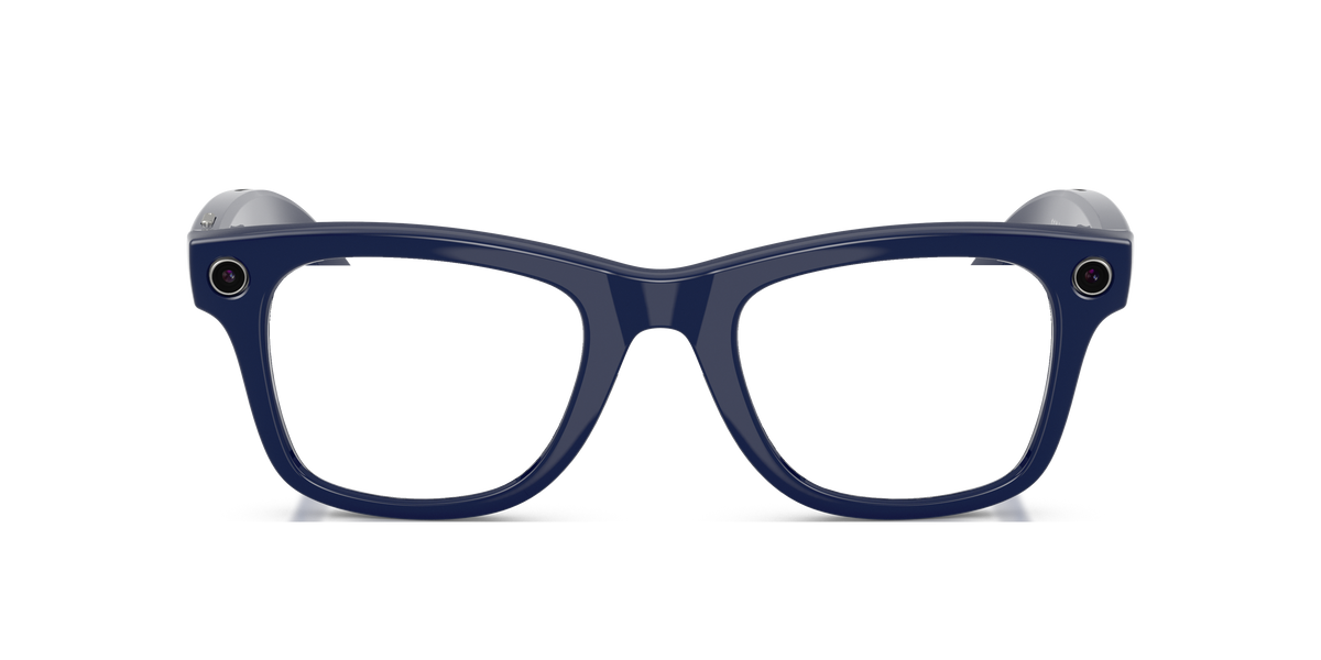 Ray-Ban Meta Wayfarer RW4012 in Cosmic Blue / Transitions Sapphire, front view #Colour_Cosmic Blue / Transitions Sapphire (6628MF)