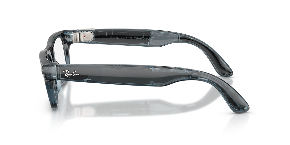 Ray-Ban Meta Blayzer Optics RW7001 in colour 8557, side view #Colour_8557