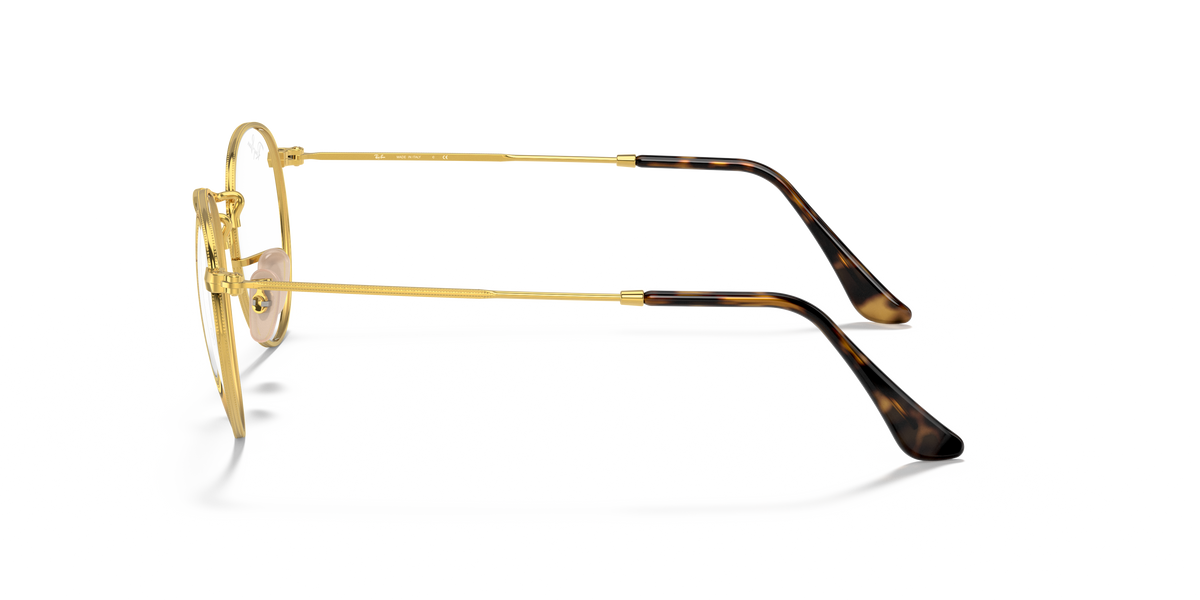 Ray-Ban RB3447V in Arista Gold, side view #Colour_Arista Gold (2500)