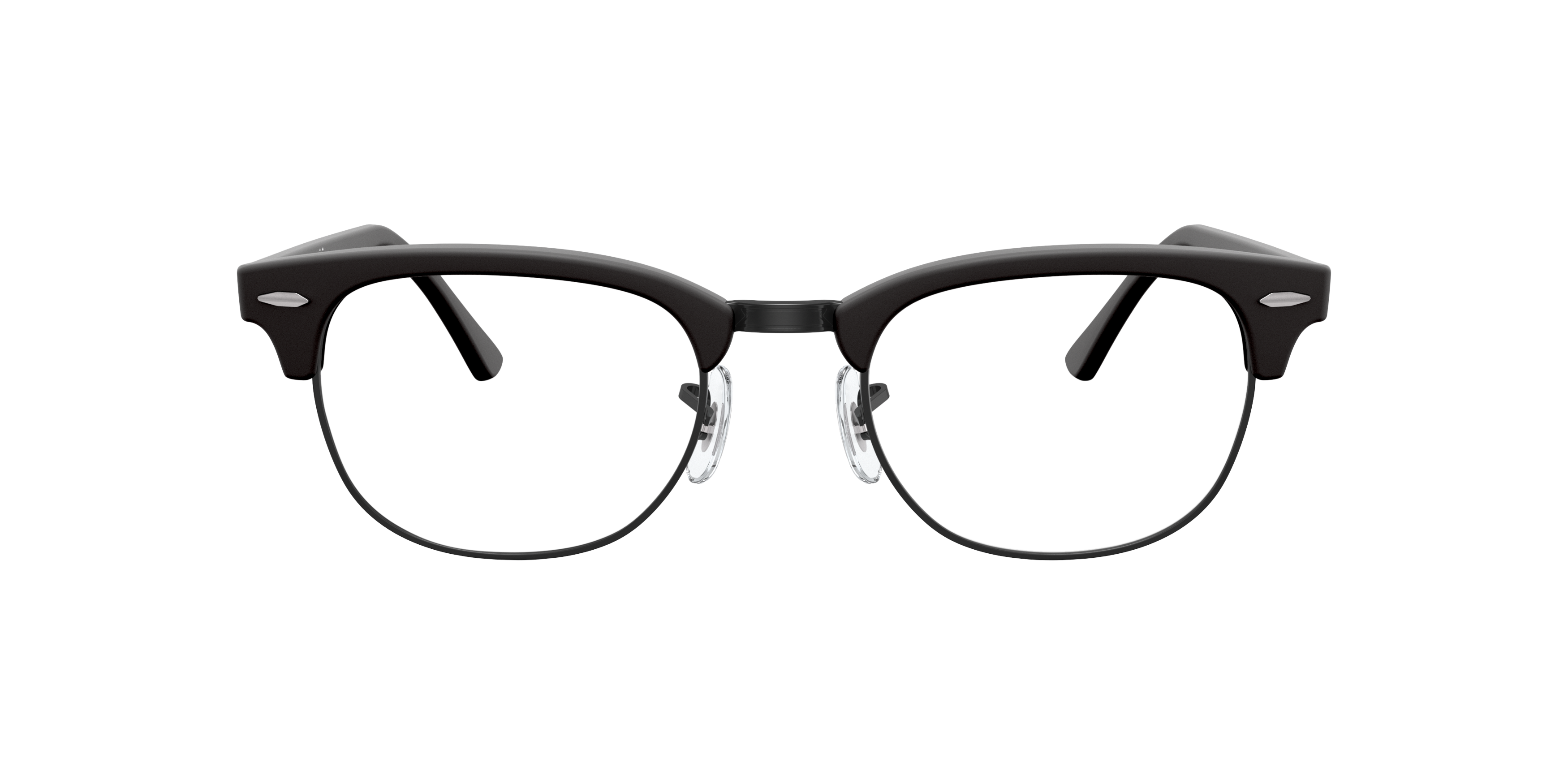 Ray-Ban Clubmaster RX5154 in Black, front view #Colour_Black