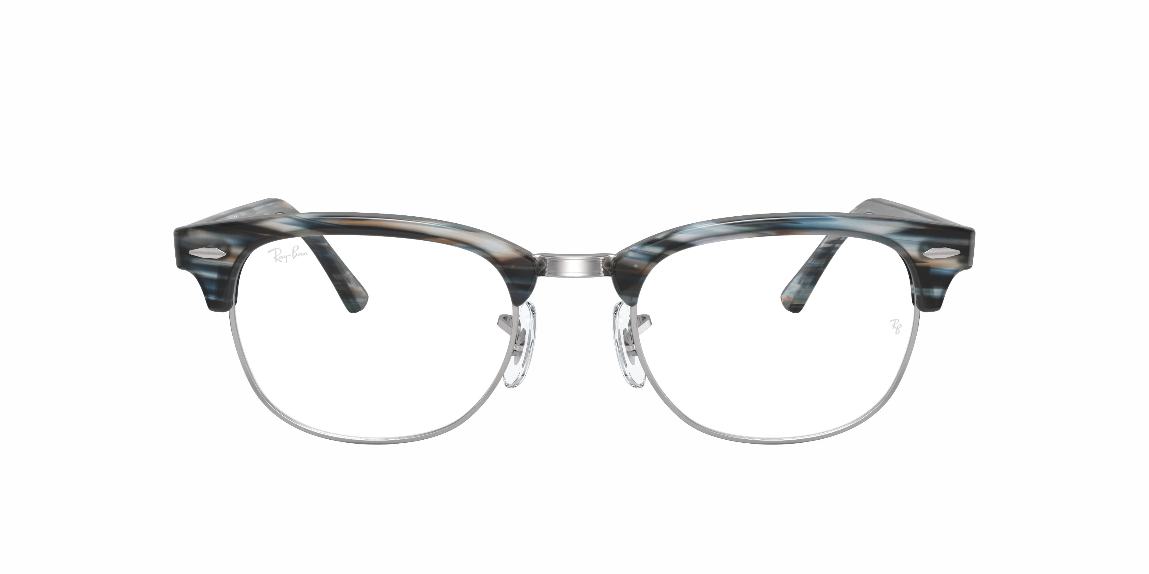 Ray-Ban Clubmaster RX5154 in Blue, front view #Colour_Blue