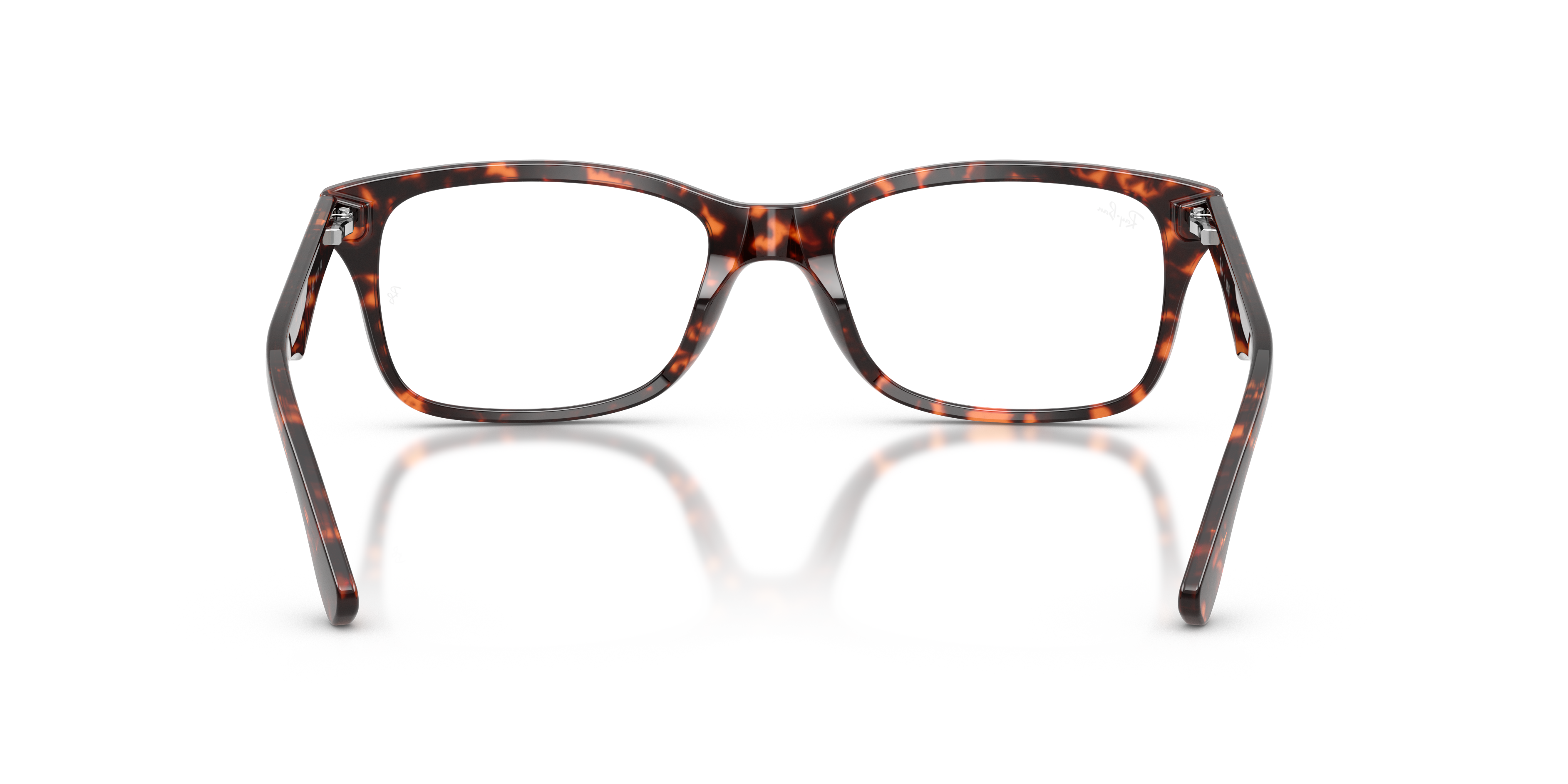 Ray-Ban RX5228 in Havana Red Tortoiseshell, back view #Colour_Havana Red Tortoiseshell