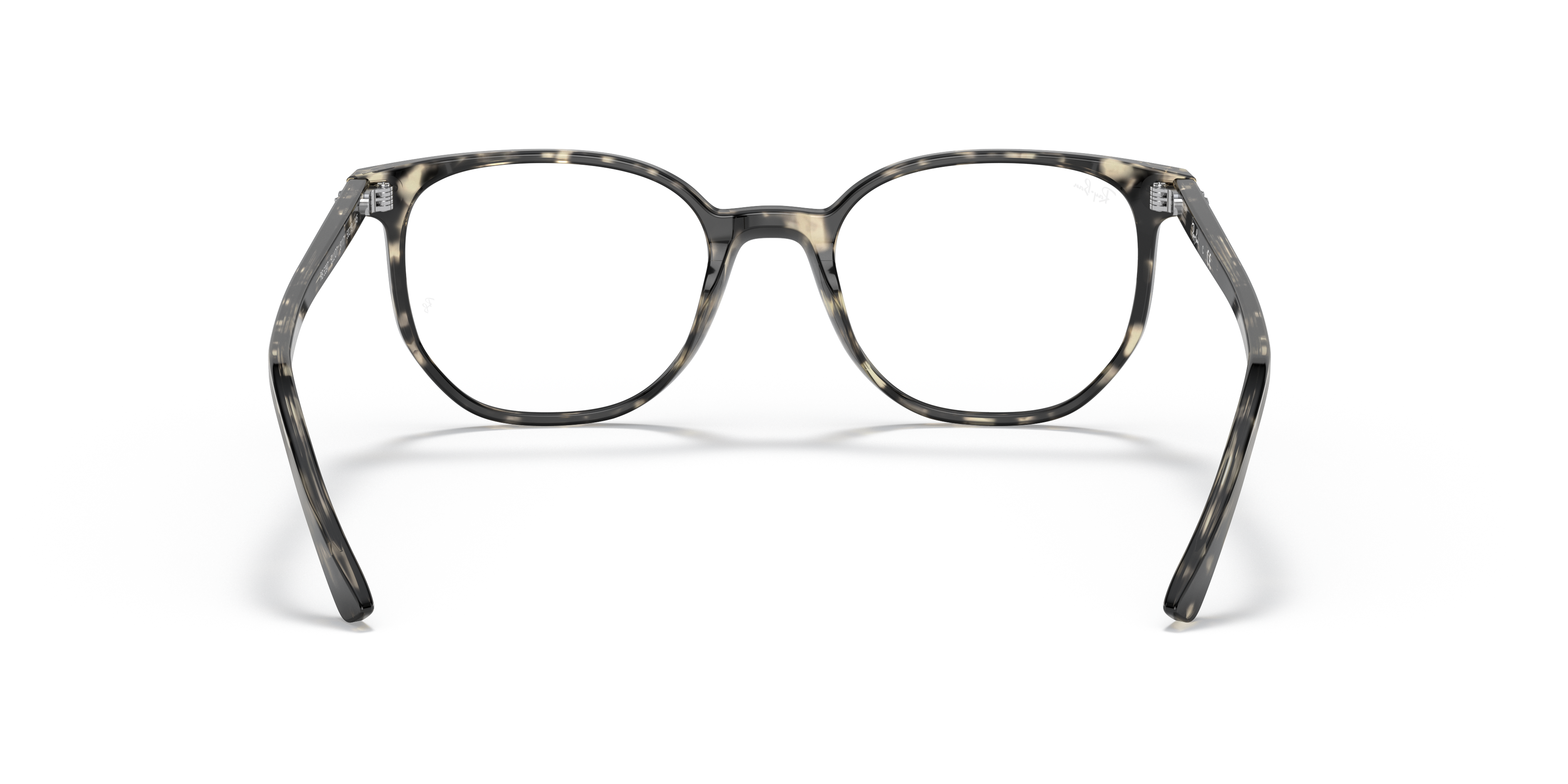 Ray-Ban Elliot RX5397 in Grey Havana, back view #Colour_Grey Havana