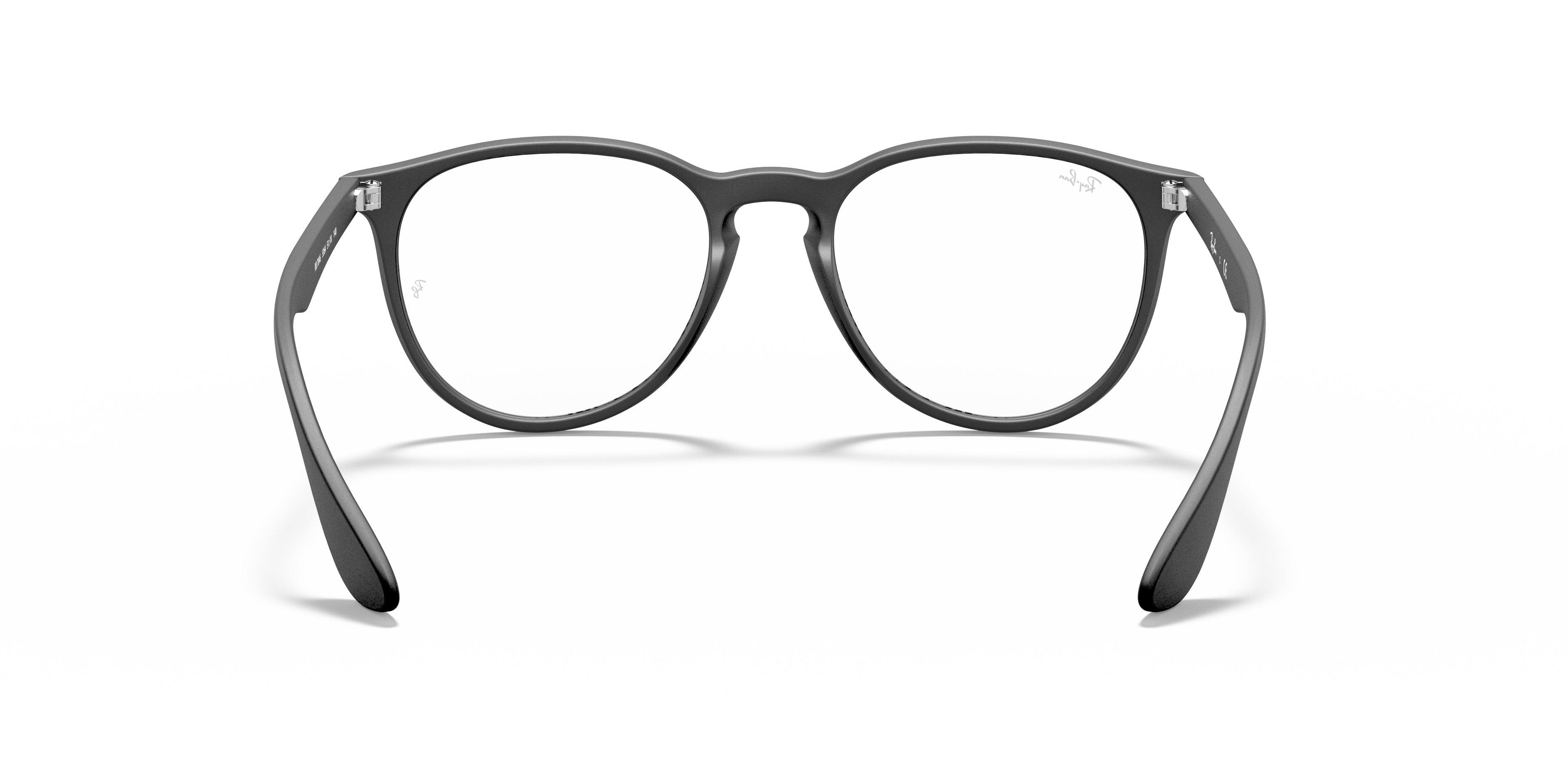 Ray-Ban Erika RX7046 in Rubber Black, back view #Colour_Rubber Black
