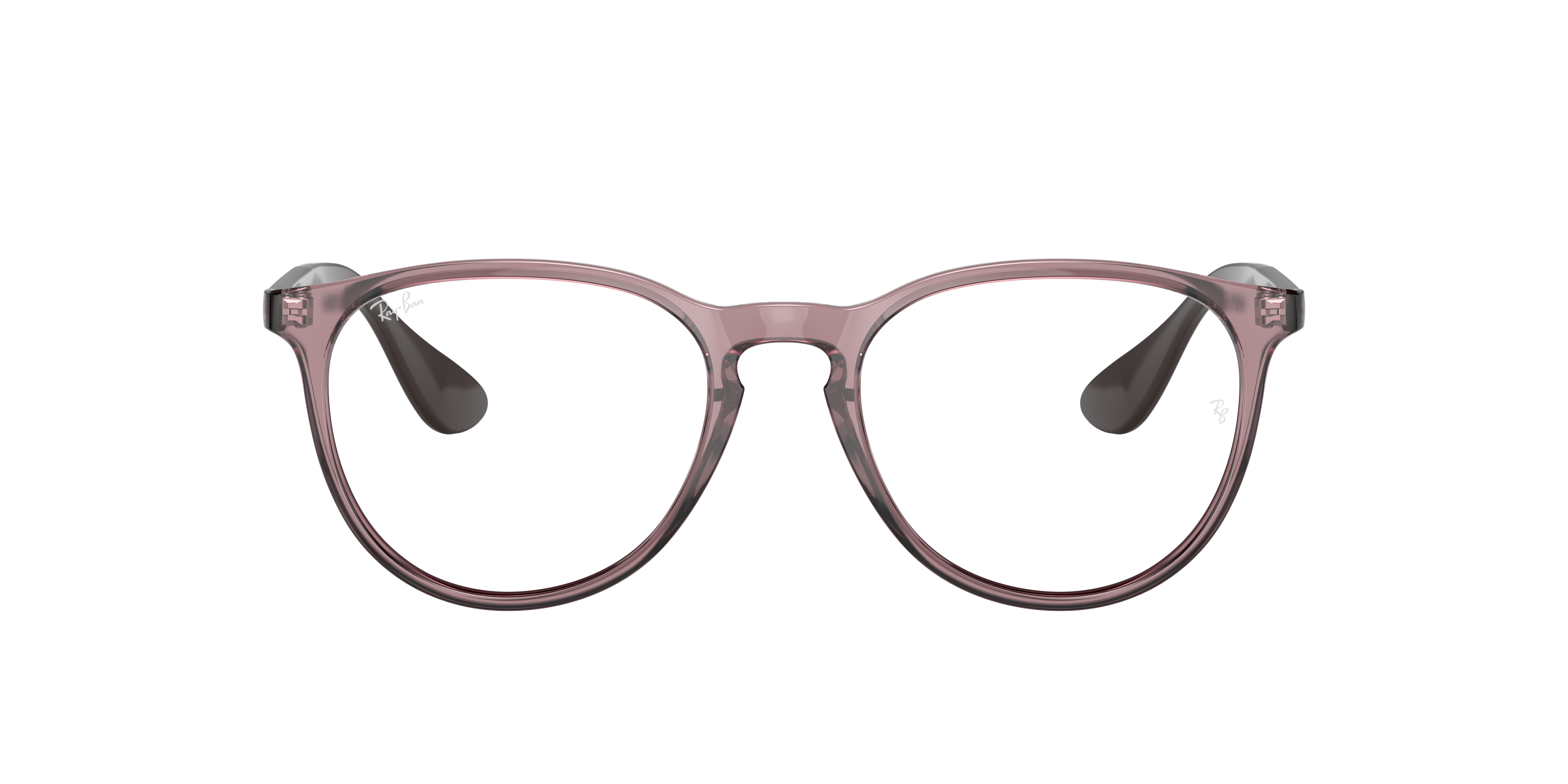 Ray-Ban Erika RX7046 in Transparent Violet (8139), front view #Colour_Transparent Violet (8139)