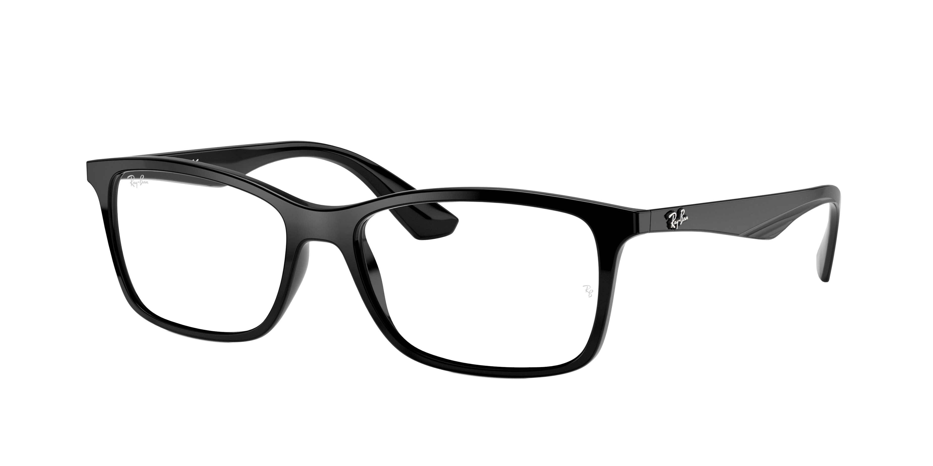 Ray-Ban RX7047 - Black (2000), three-quarter view #Colour_Black (2000)