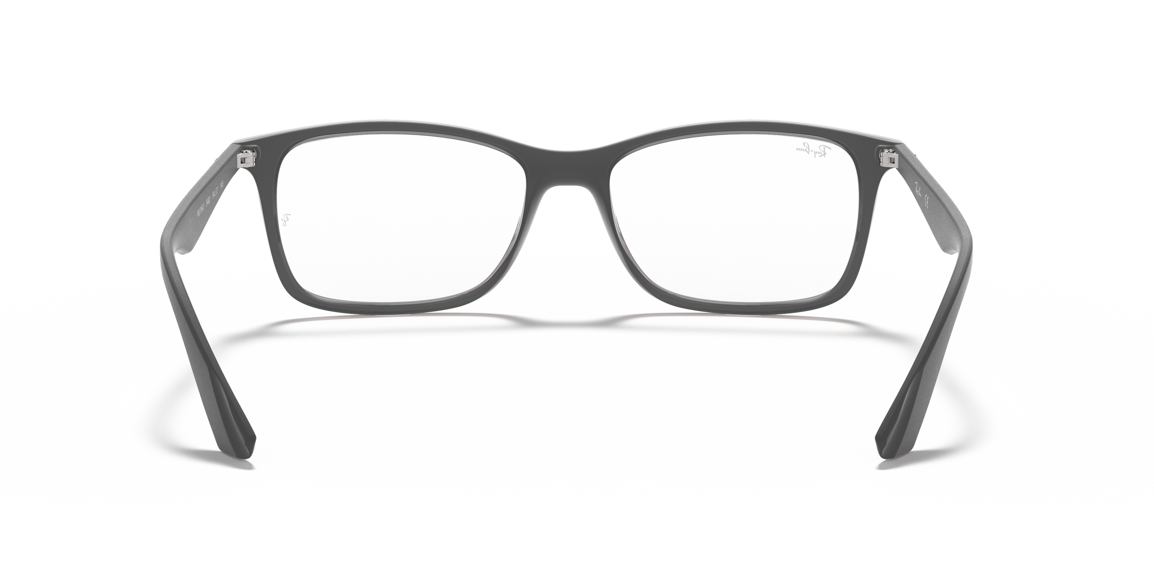 Ray-Ban RX7047 - Transparent Grey (5482), back view #Colour_Transparent Grey (5482)
