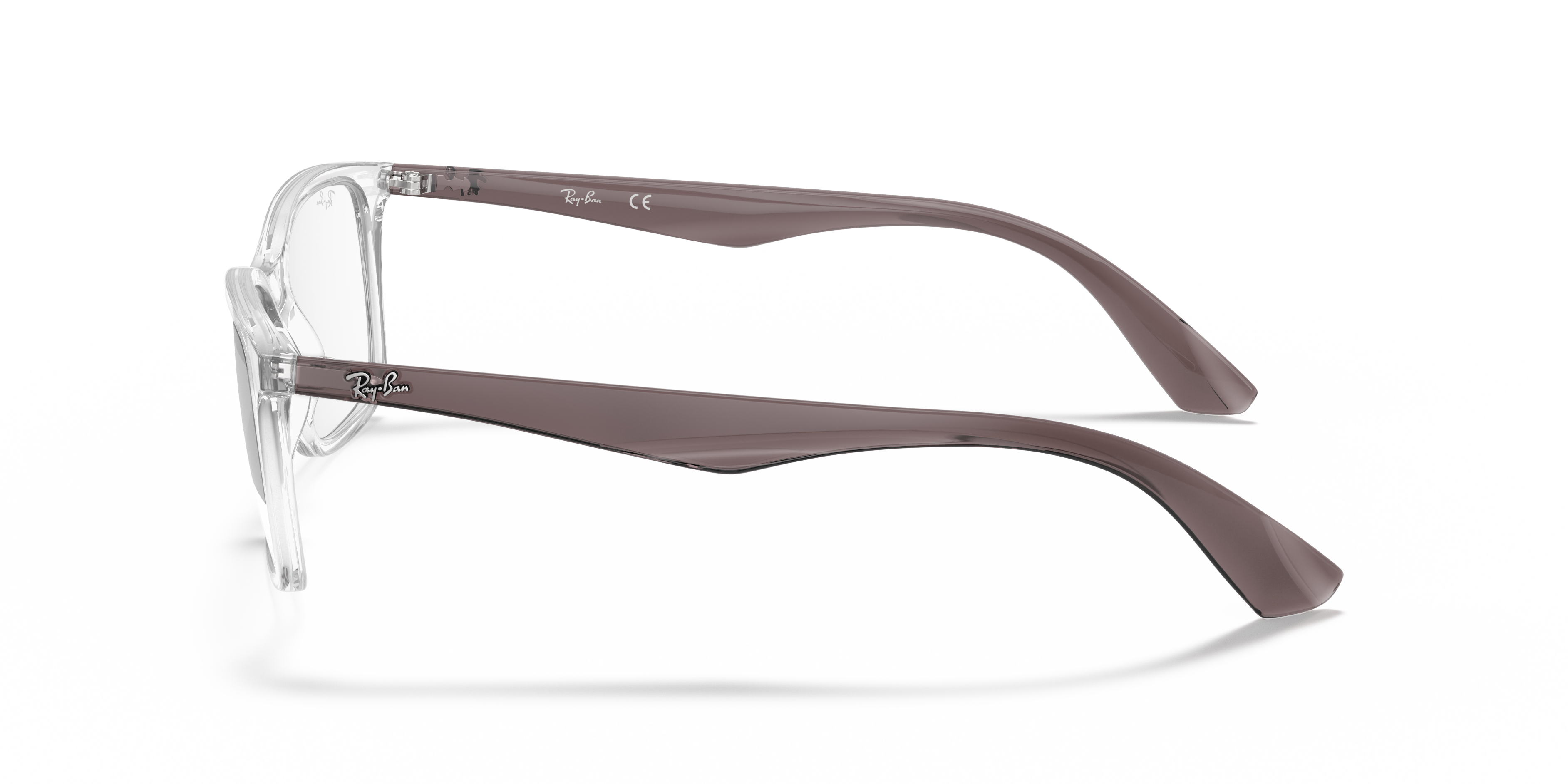 Ray-Ban RX7047 - Transparent (5768), side view #Colour_Transparent (5768)