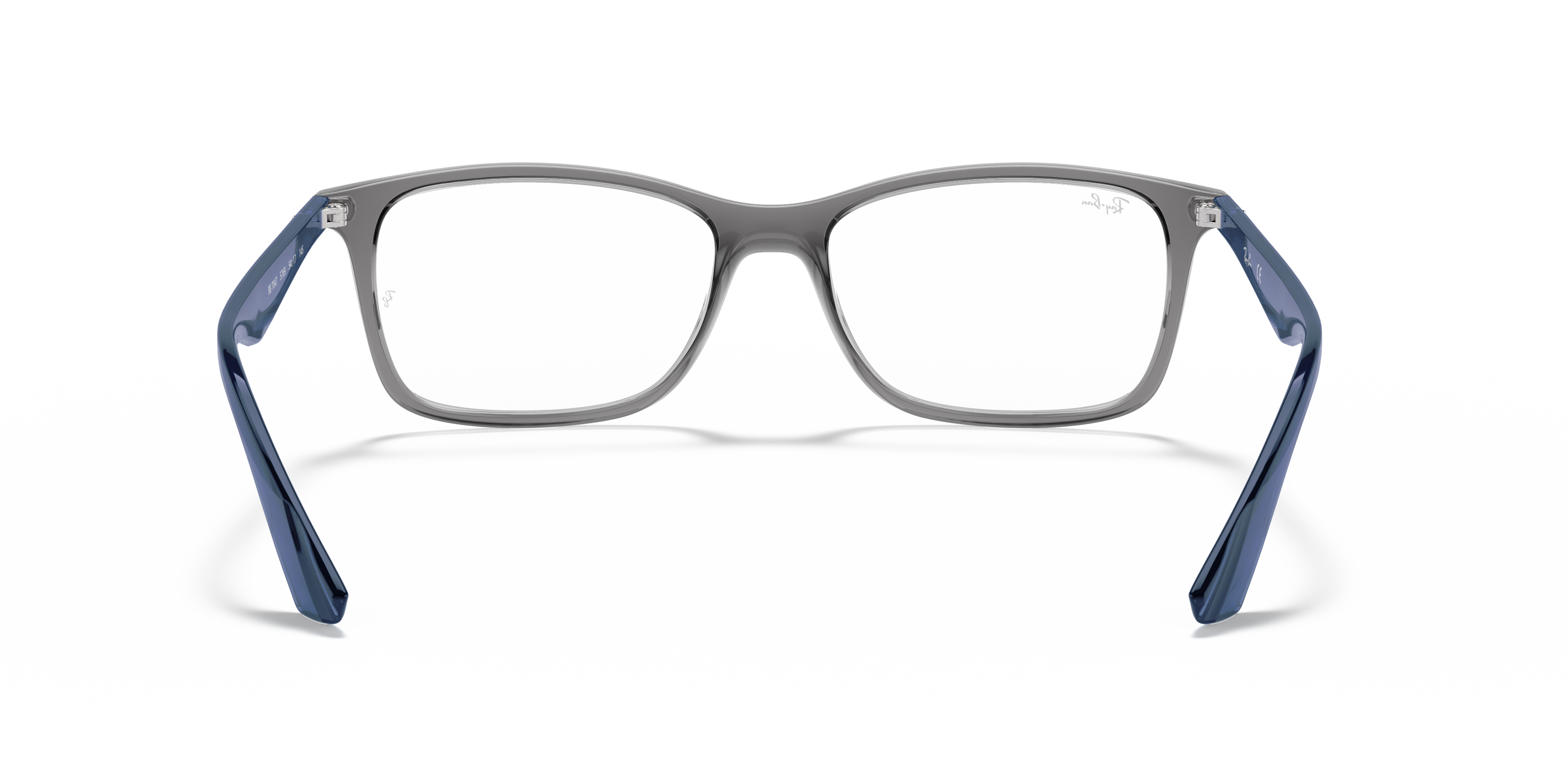 Ray-Ban RX7047 - Transparent Grey (5769), back view #Colour_Transparent Grey (5769)