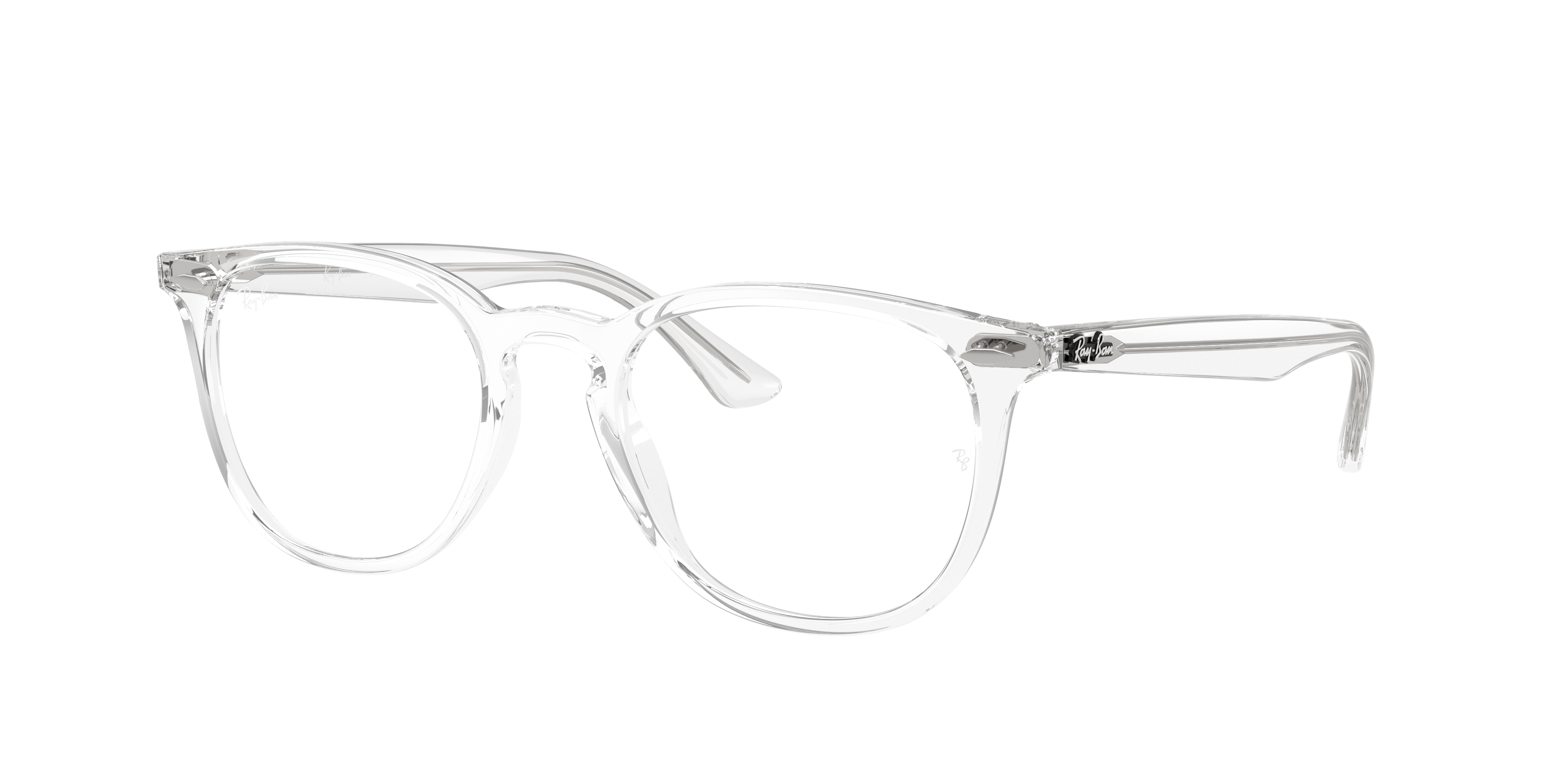 Ray-Ban RX7159 - Transparent, three-quarter view #Colour_Transparent