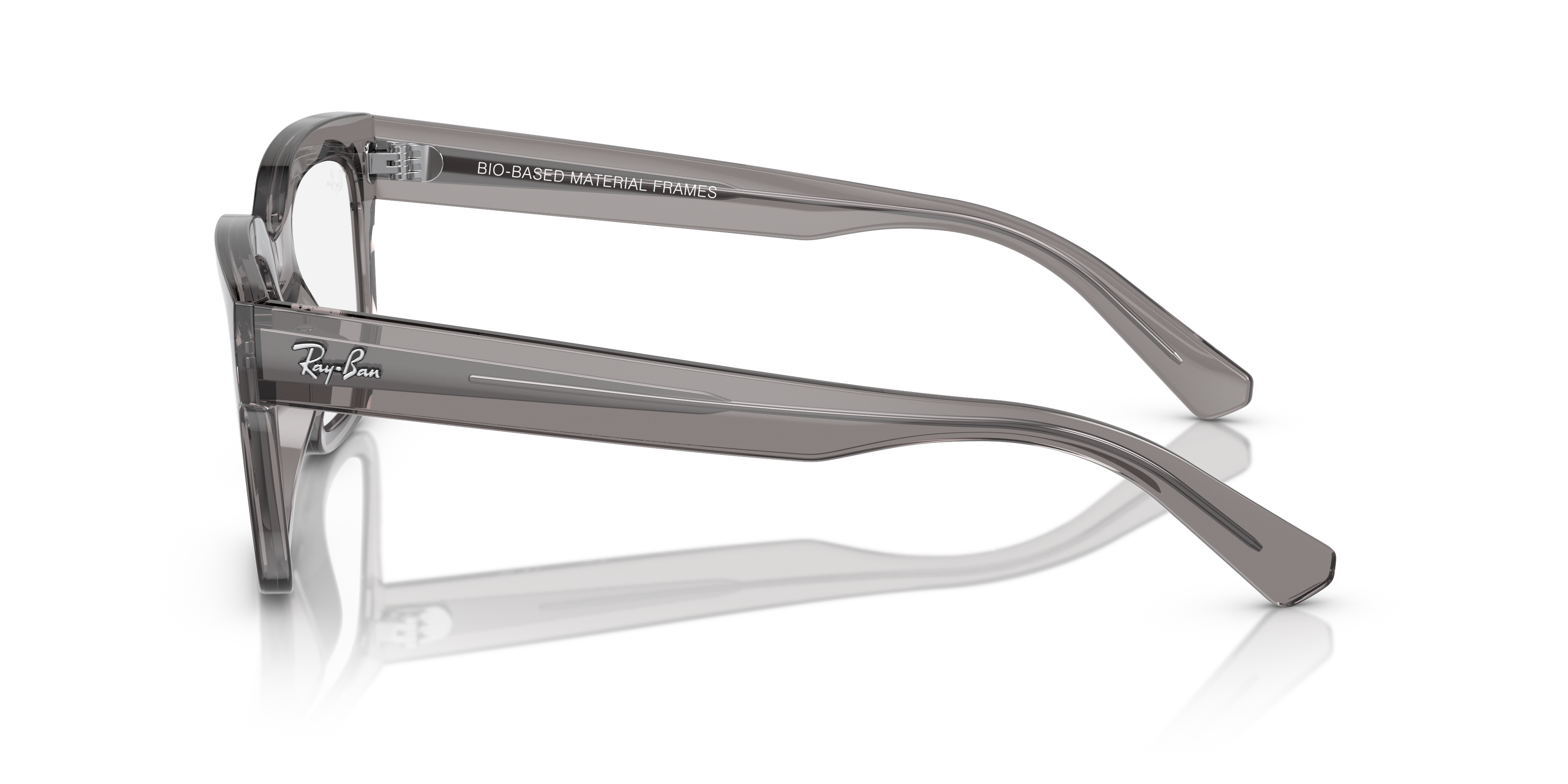 Ray-Ban Chad RX7217 - Transparent Grey, side view #Colour_Transparent Grey