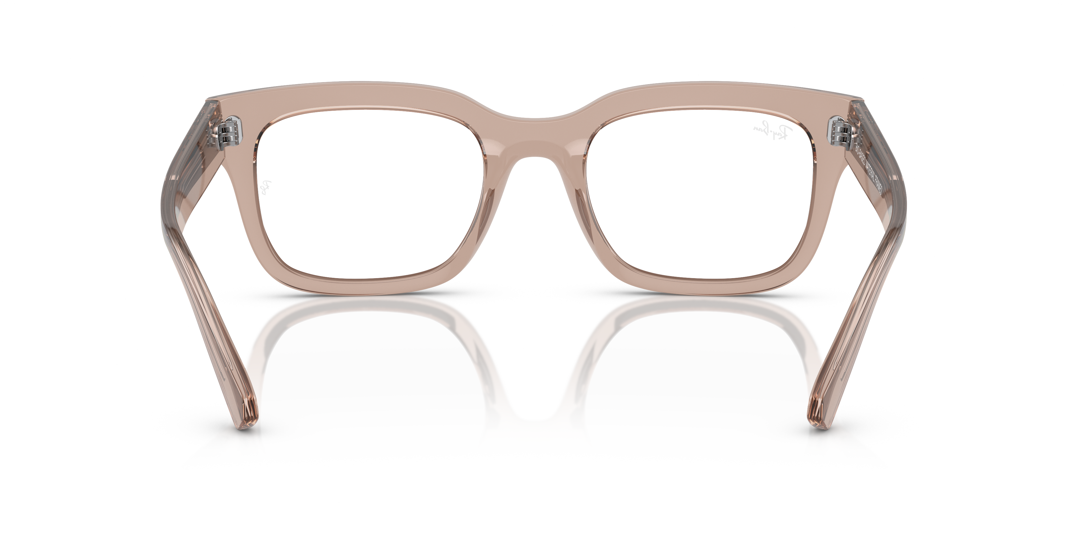 Ray-Ban Chad RX7217 - Transparent Light Brown, back view #Colour_Transparent Light Brown