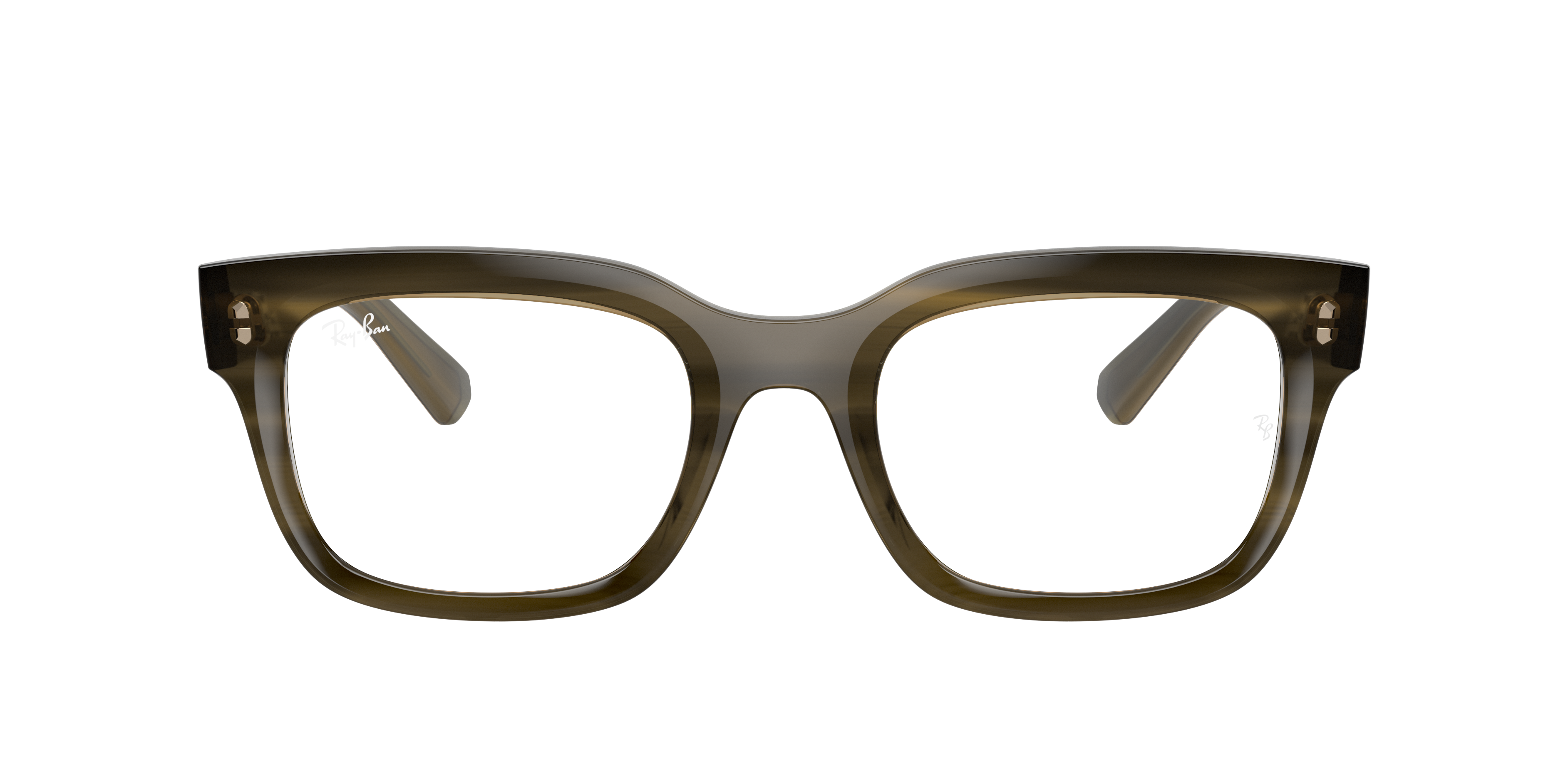 Ray-Ban Chad RX7217 - Striped Green, front view #Colour_Striped Green