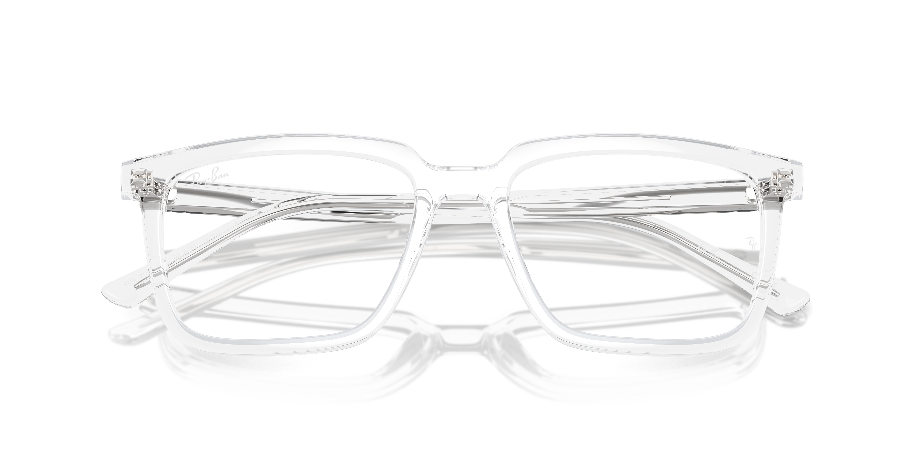 Ray-Ban Alain RX7239 - Transparent, front detail view #Colour_Transparent