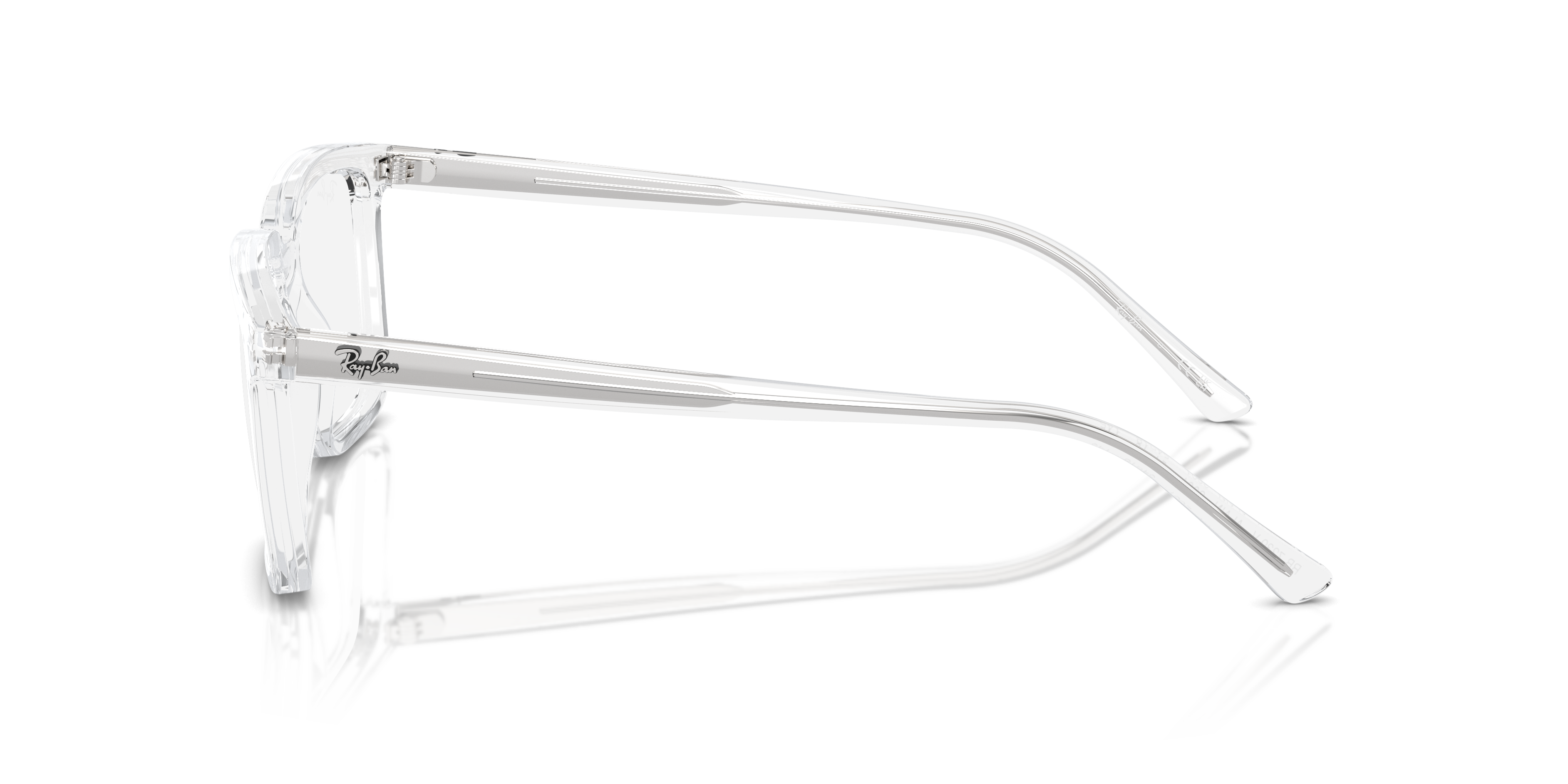 Ray-Ban Alain RX7239 - Transparent, side view #Colour_Transparent
