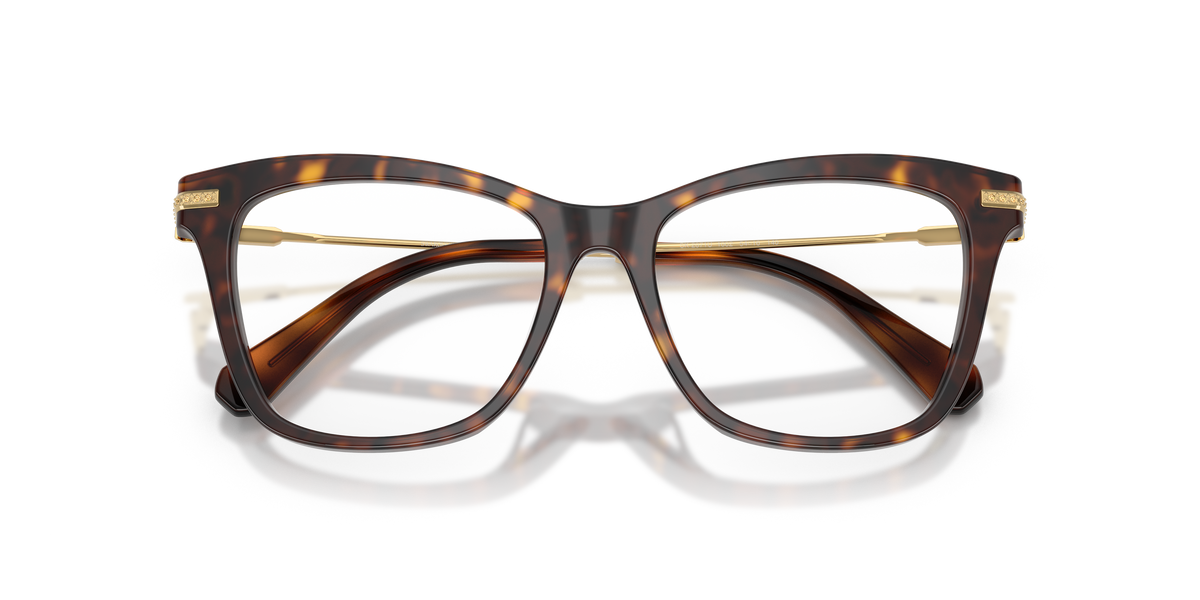 Swarovski SK2071U in Havana, front detail view #Colour_Havana (1002)