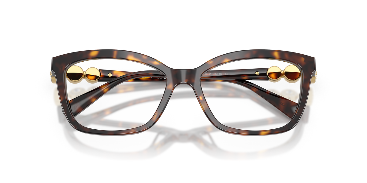 Swarovski SK2072U in Havana, front detail view #Colour_Havana (1002)