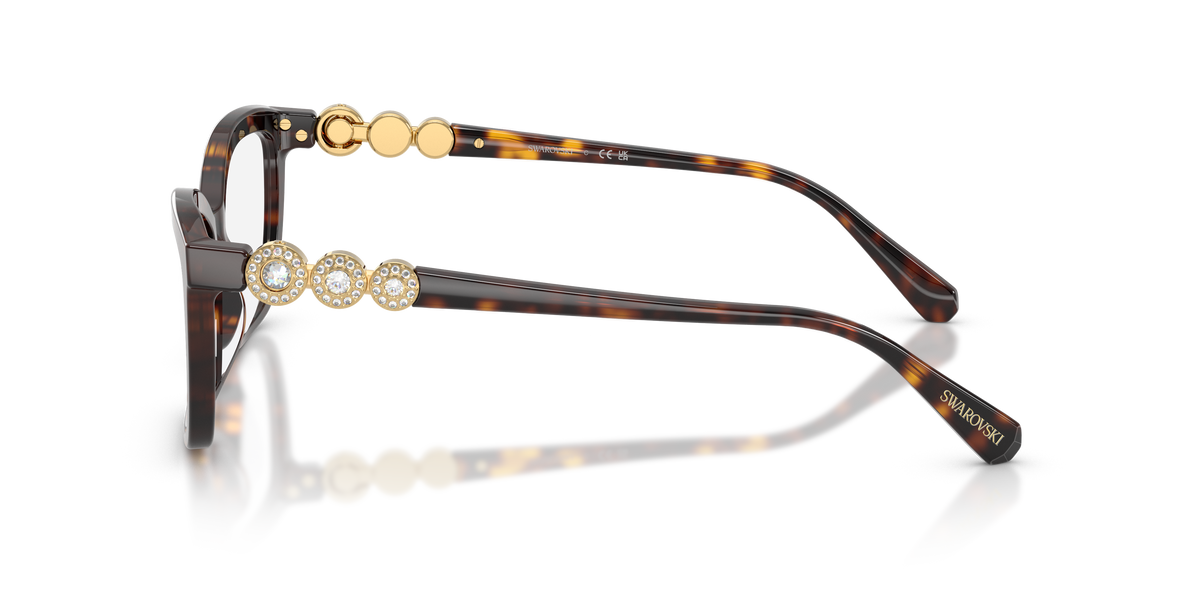 Swarovski SK2072U in Havana, side view #Colour_Havana (1002)