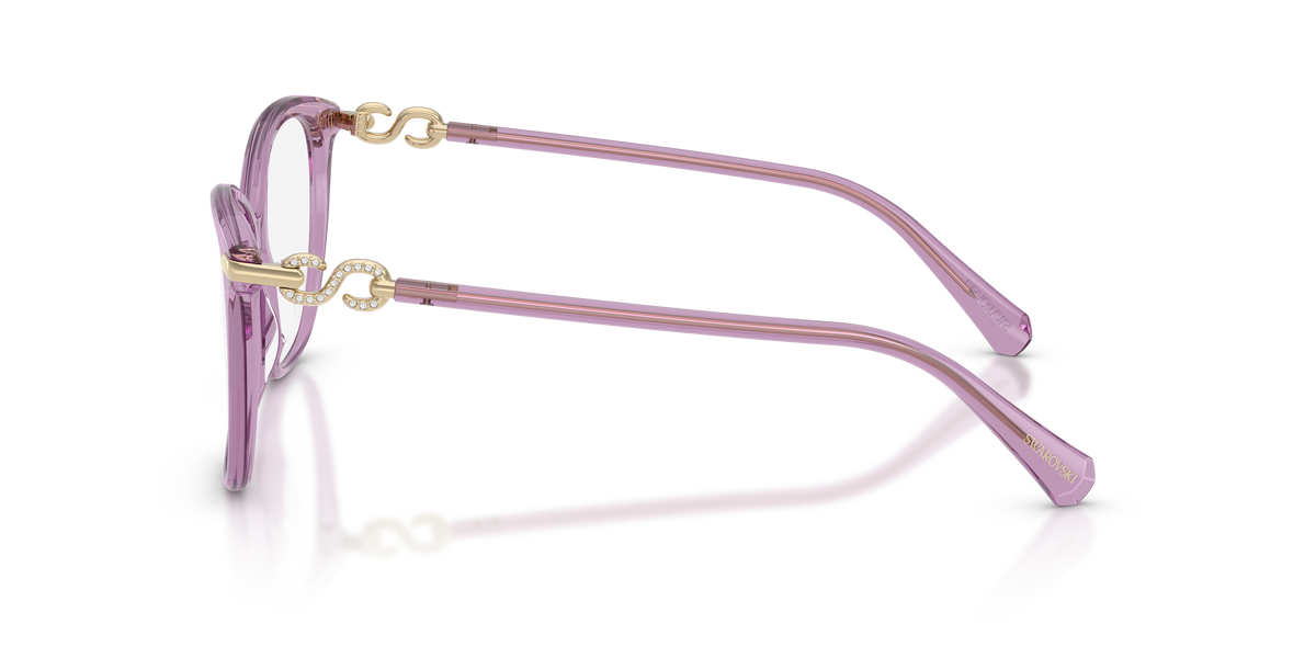 Swarovski SK2074 in Transparent Amethyst, side view #Colour_Transparent Amethyst (1096)