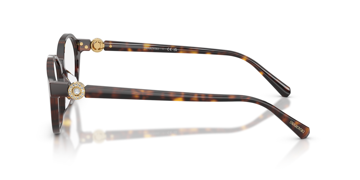 Swarovski SK2077D in Havana, side view #Colour_Havana (1002)